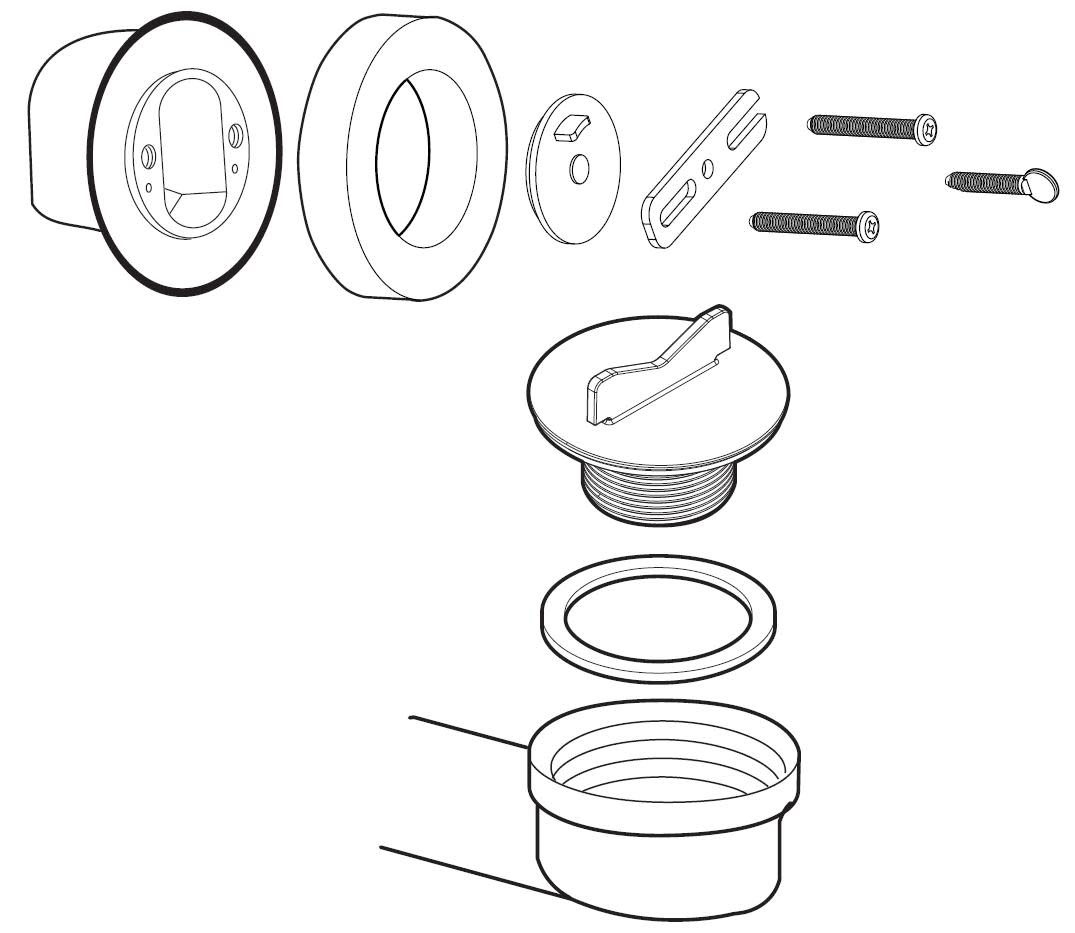 Moen 140690 Tub Drain RoughIn Kit eBay