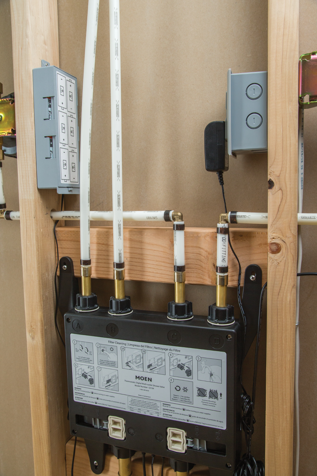 Moen S3104 U by Moen Digital Thermostatic Shower 4 Port Valve