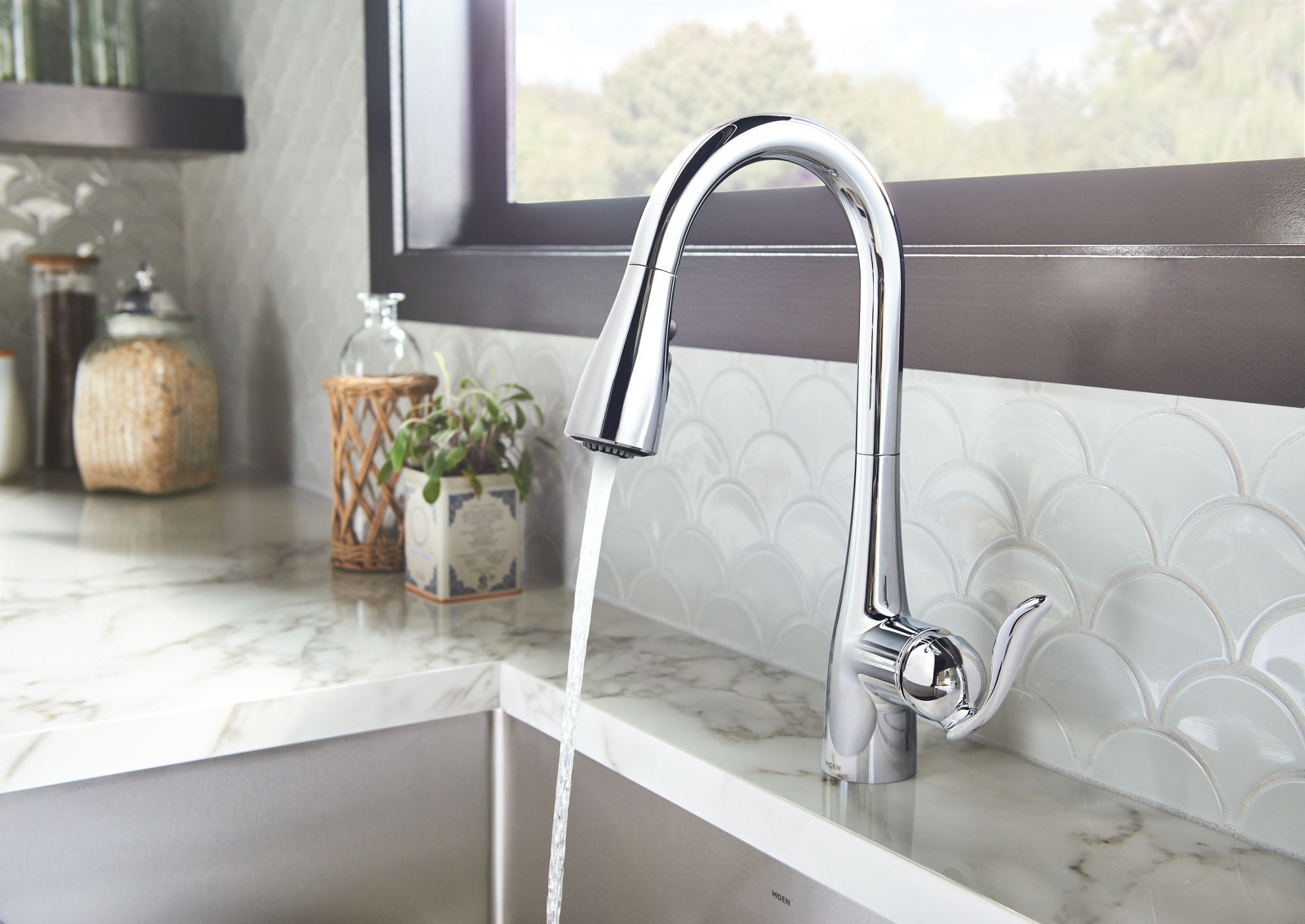 moen arbor motionsense kitchen sink faucet