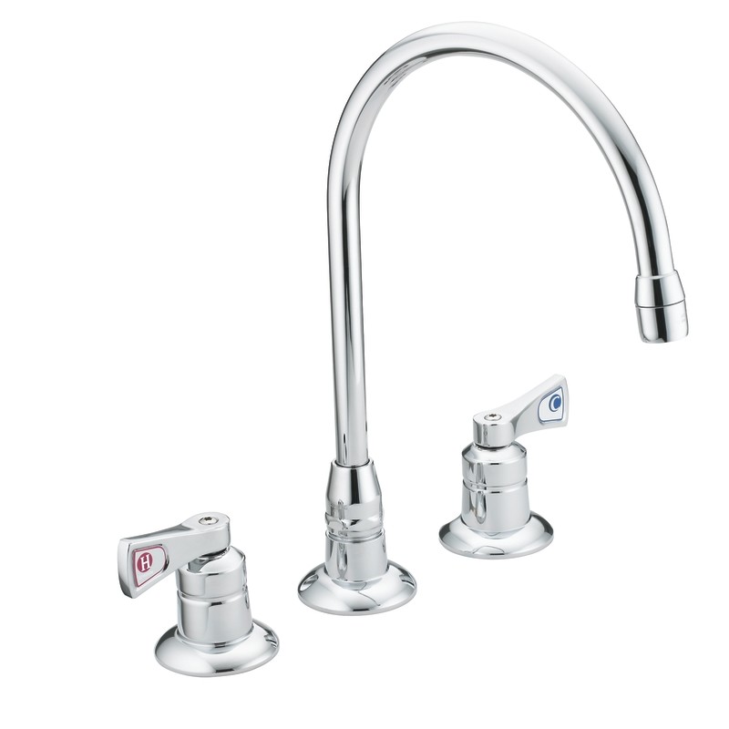 Moen 8227 Chrome MDura Commercial Kitchen Faucet eBay