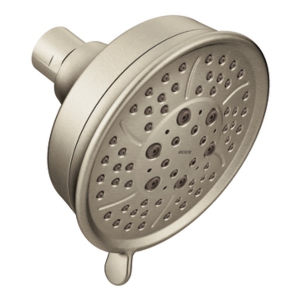 Moen 3638 Nickel 2 5 Gpm Multi Function Shower Head EBay   Moen 3638bn 56 