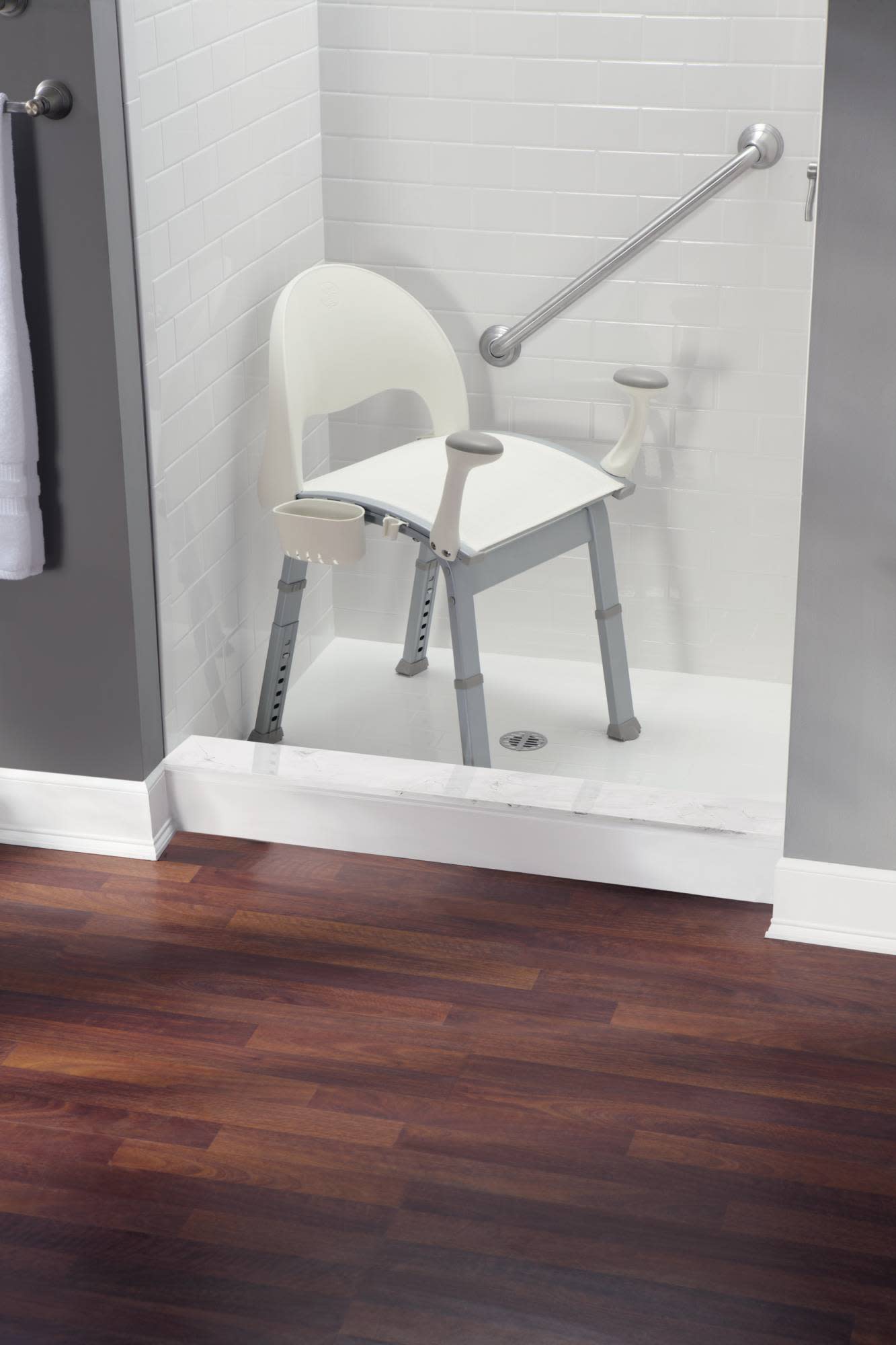 Moen DN7100 Adjustable Shower Seat Glacier eBay