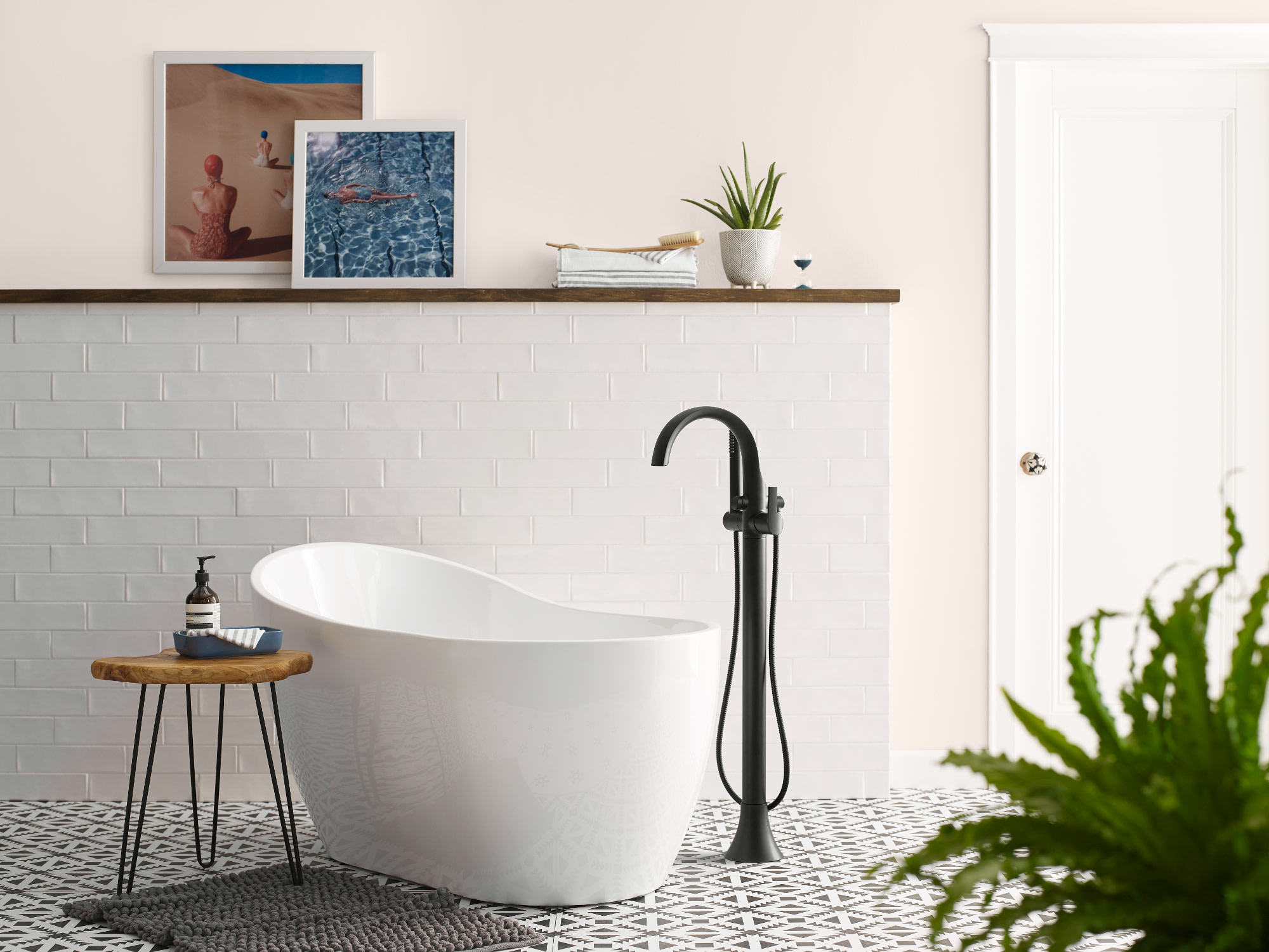 tub filler floor mounted