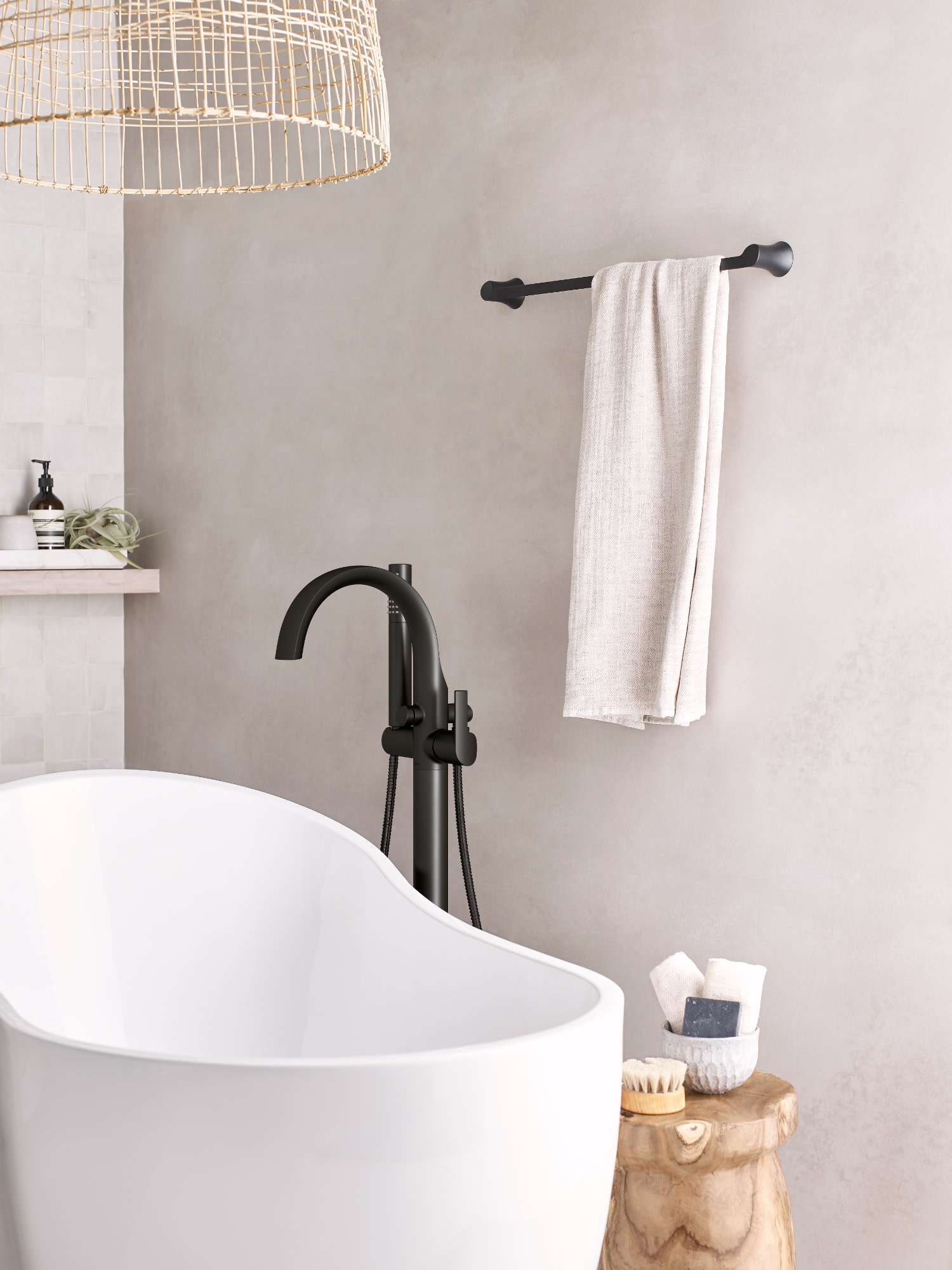 tub filler floor mounted