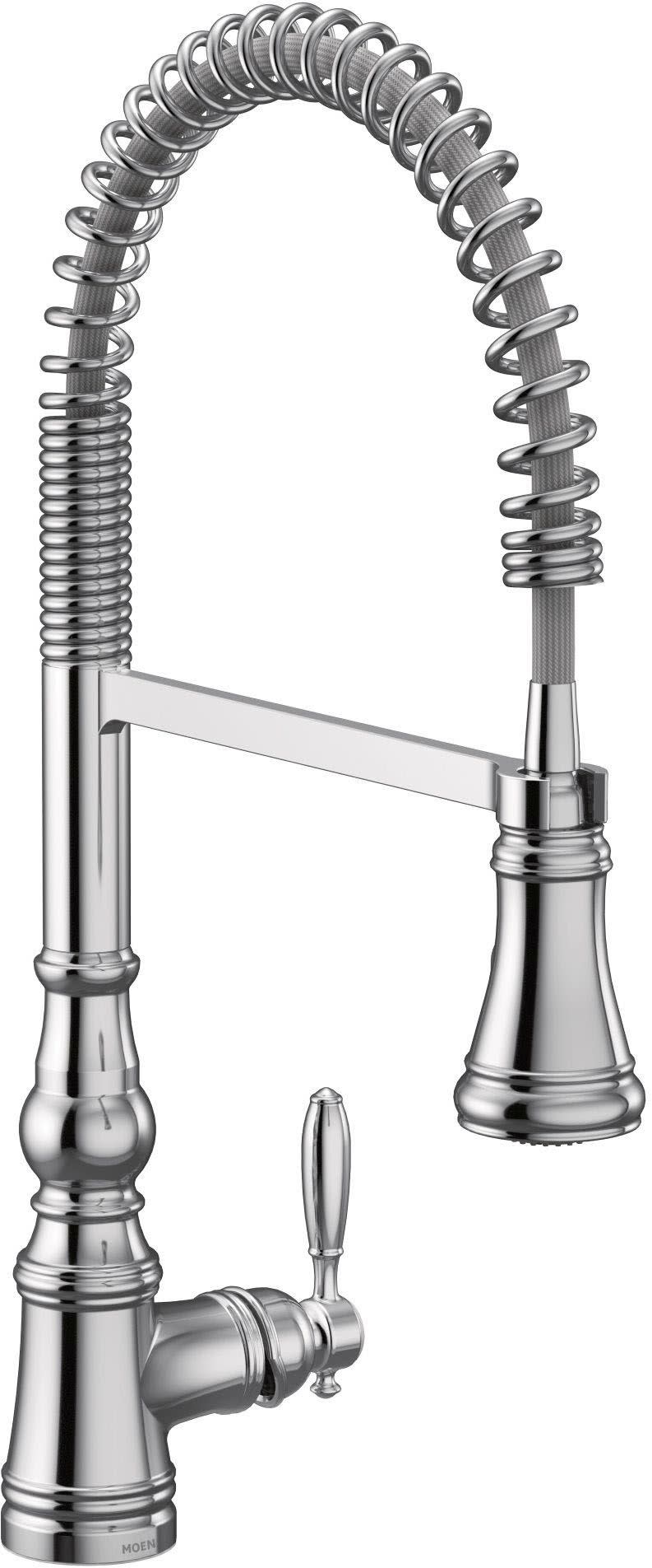 Moen S73104 Weymouth Spring Pre Rinse 1 Handle Pulldown Kitchen