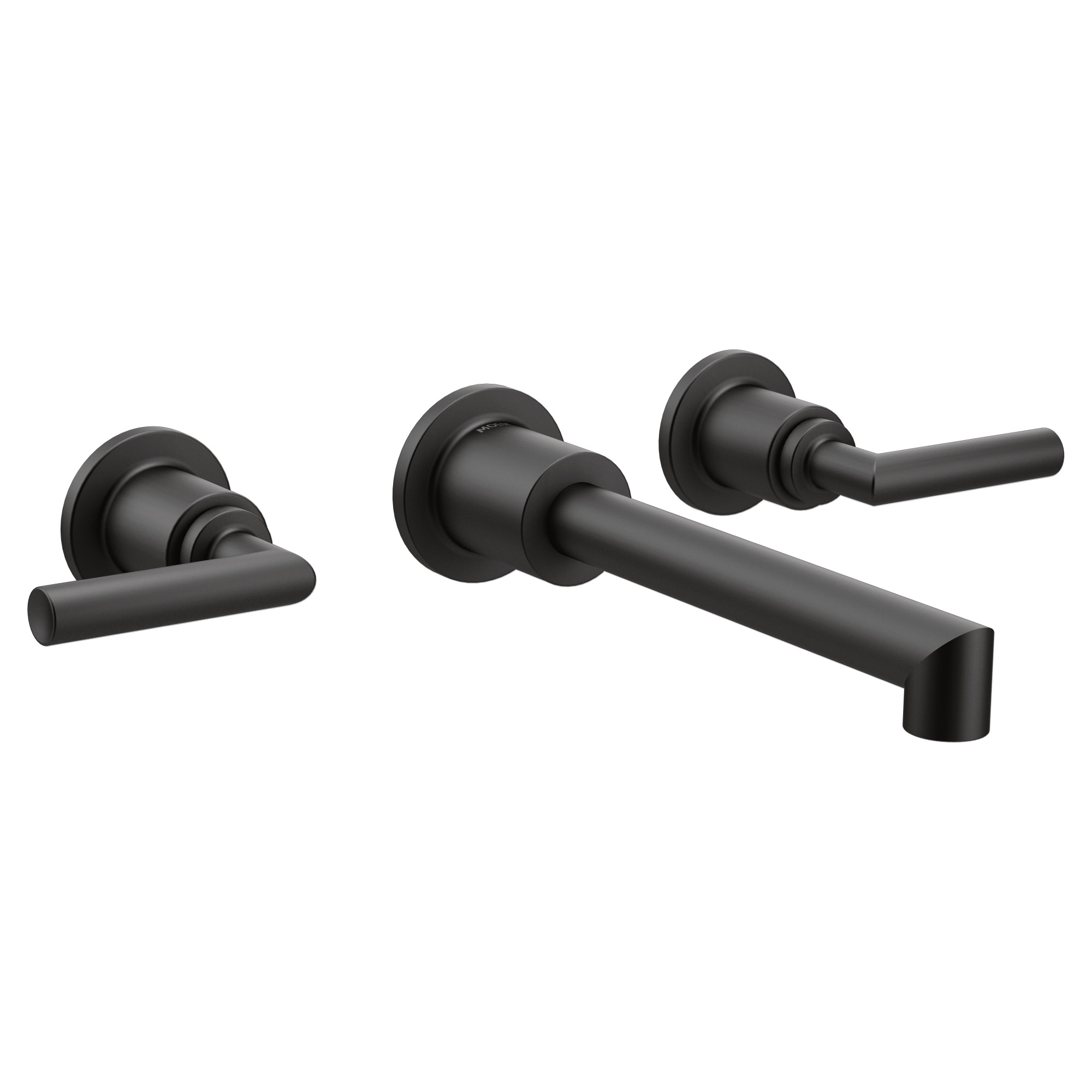 Moen TS43003 Wall Mounted Widespread Bathroom Faucet Black eBay