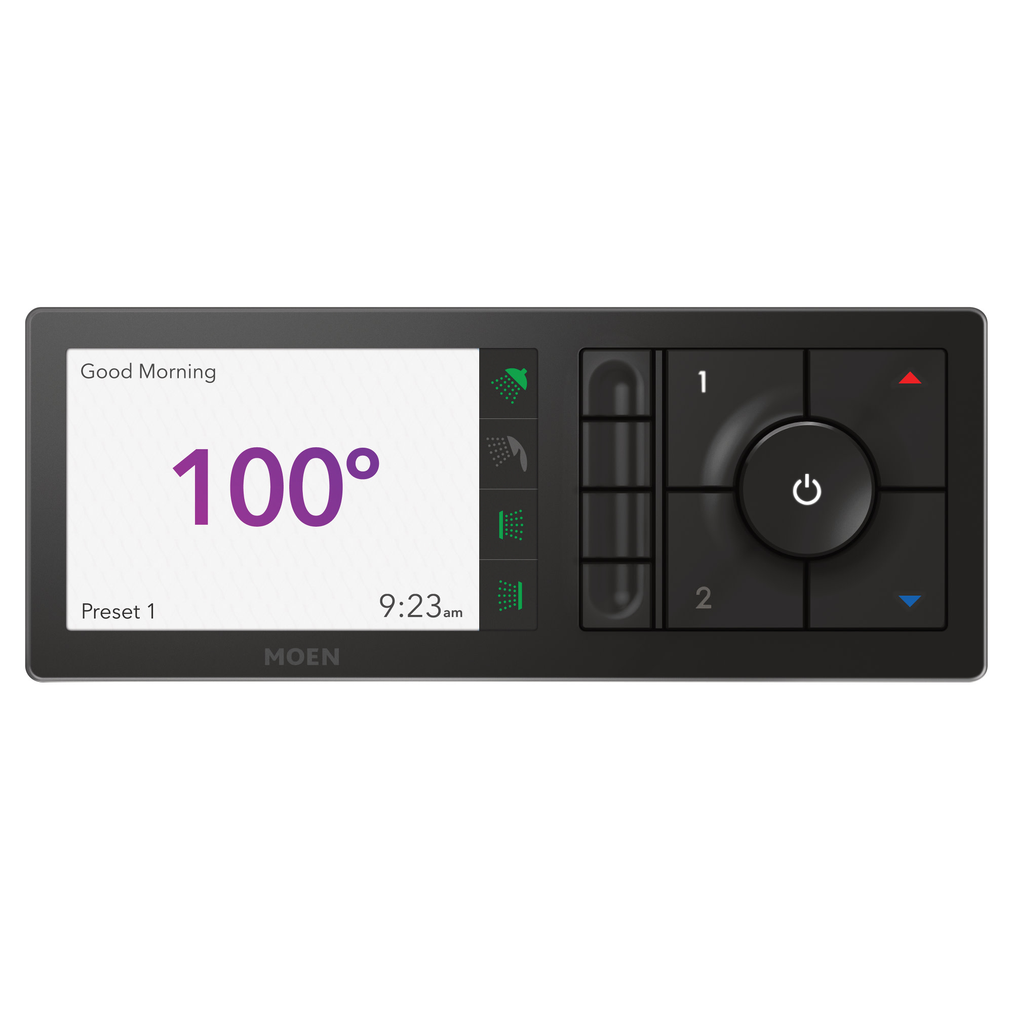 Moen TS3304 U by Moen Digital Shower Controller 4 Outlet trim Black