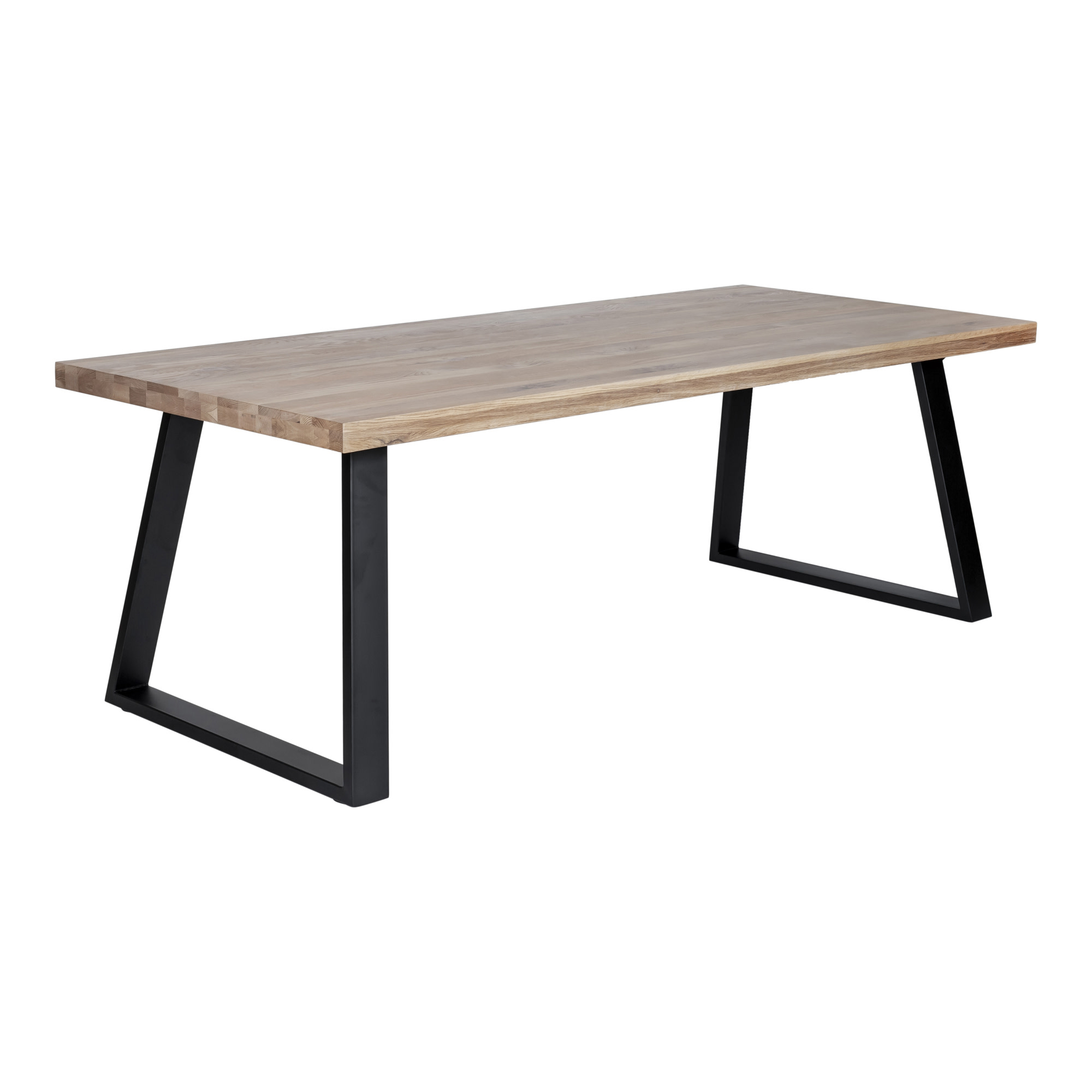 Moes Home Collection YC-1001 Mila 37"W Rustic Modern Solid Oak - Black