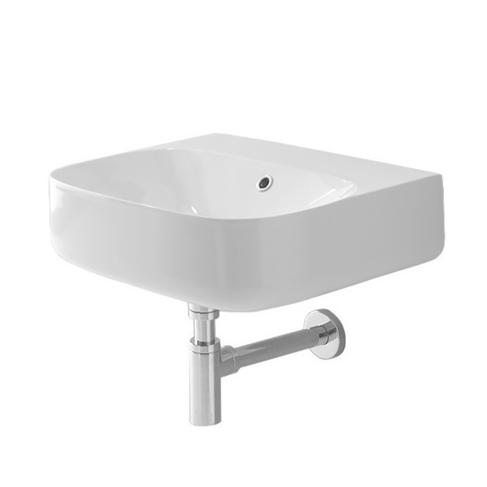 Details About Nameeks Scarabeo 5507 20 Ceramic Wall Mounted Bathroom Sink Overflow