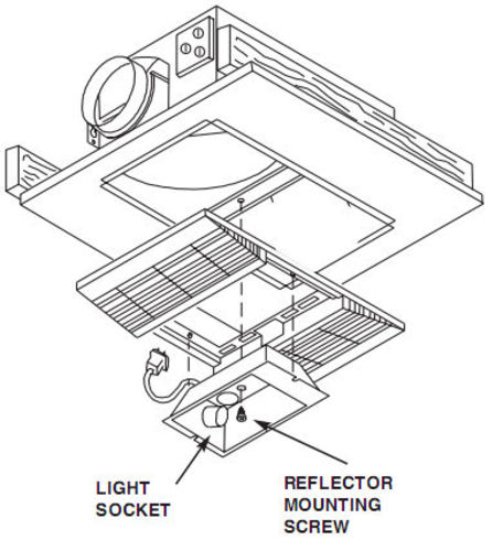 Nutone 668rp 70 Cfm 4 Sone Ceiling Mounted Hvi Certified