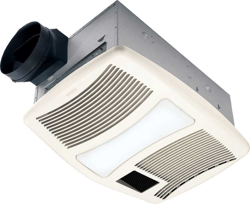 NuTone QTXN110HL 110 CFM 0.9 Sone Ceiling Mounted HVI Certified White