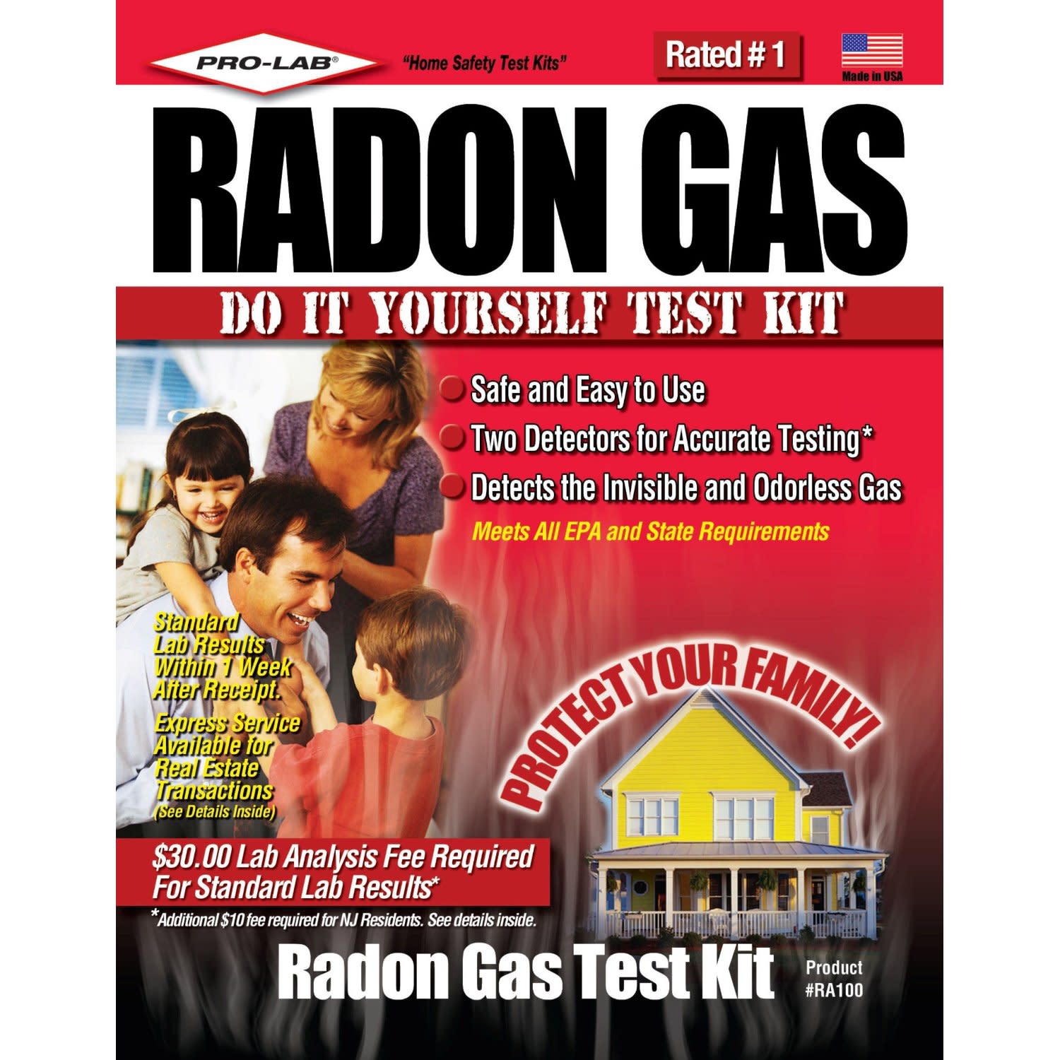 PROLAB RA100 DoItYourself Radon Gas Test Kit eBay