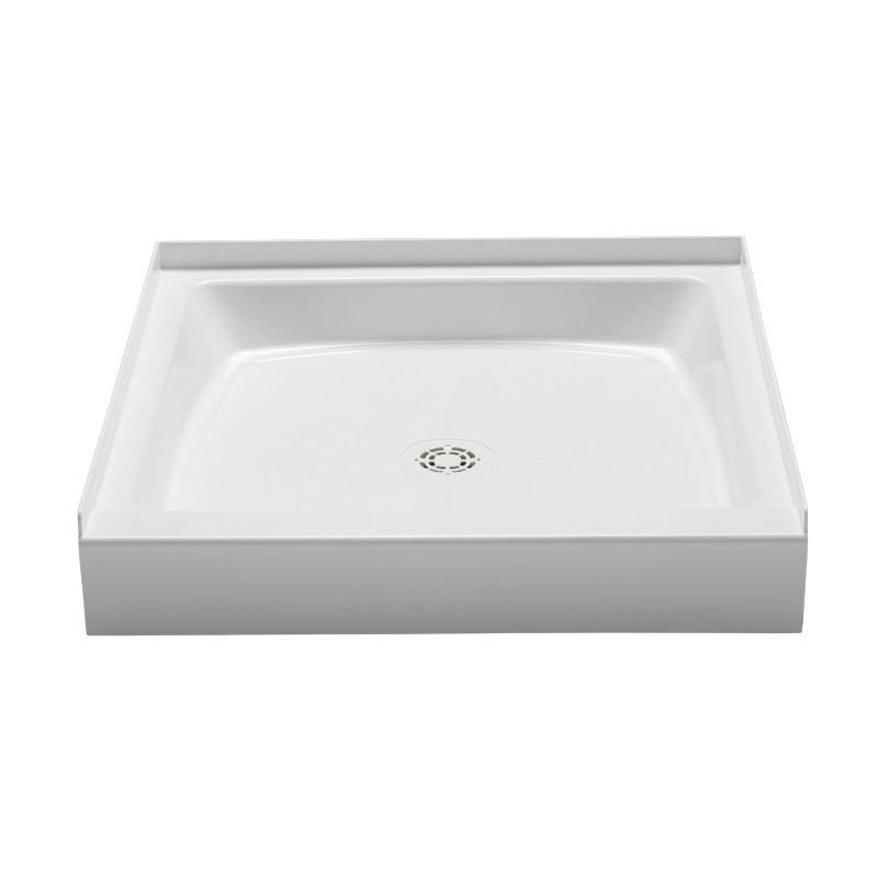 PROFLO PFSB3636 Single Curb Rectangular Shower Pan (36 PROFLO PFSB3636 Single Curb Rectangular Shower Pan (36