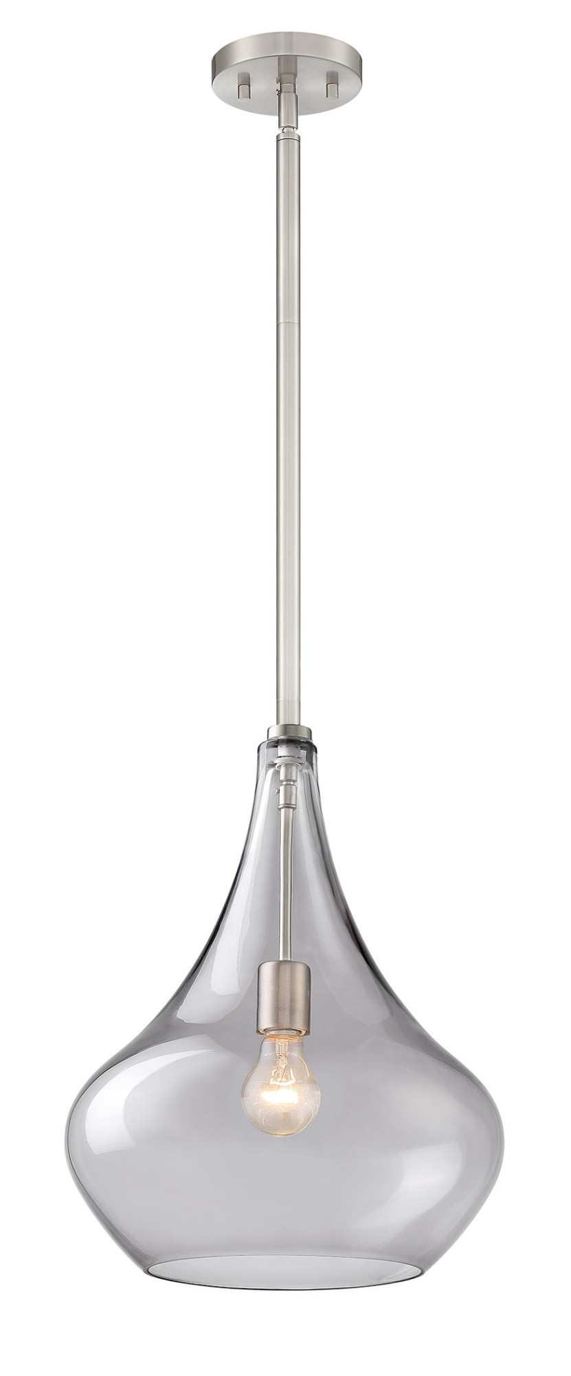 Park Harbor Phpl6511 Isham 1 Light 12 3 4 W Pendant Nickel 781889334010 Ebay