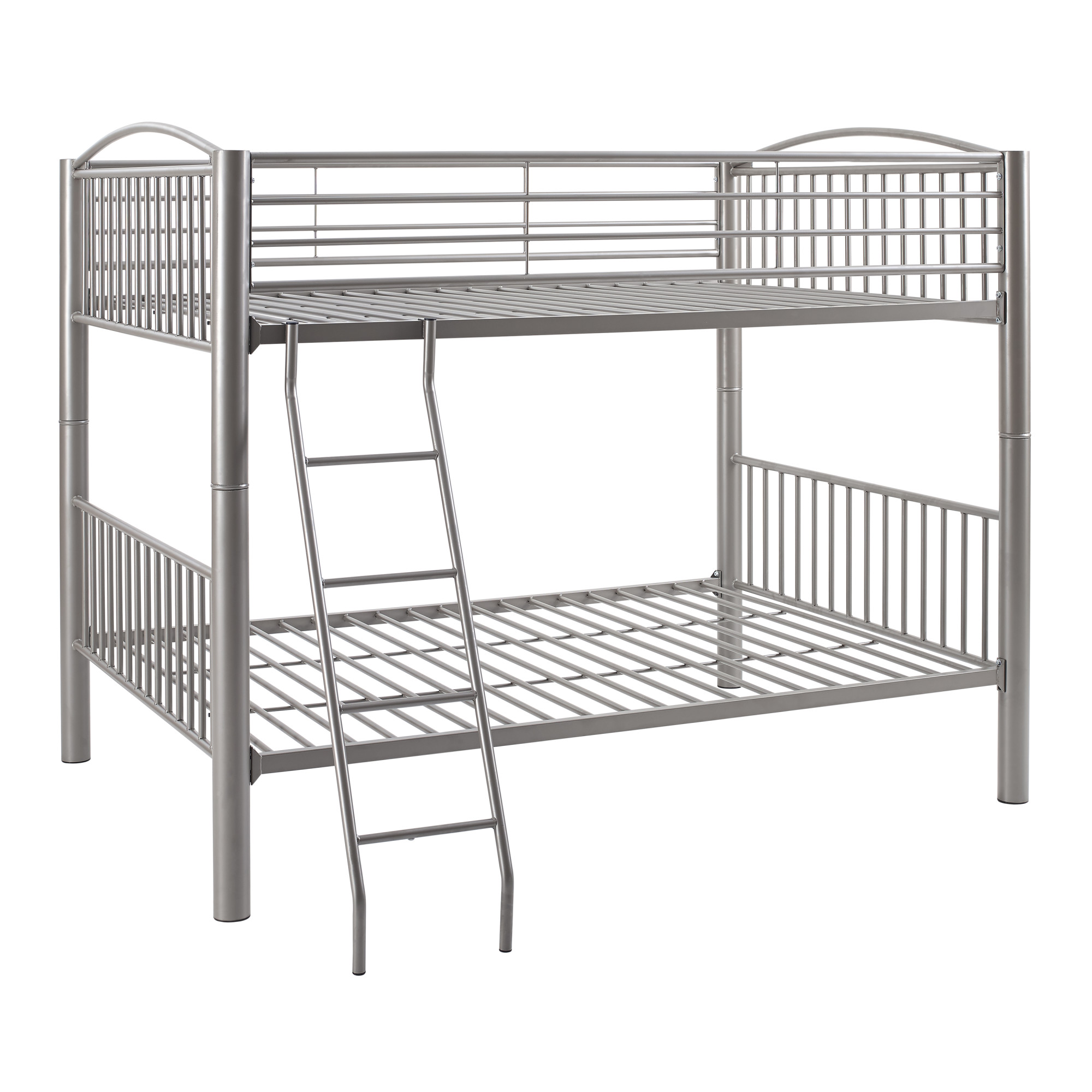 Powell Home Fashions 941 137 Pewter Heavy Metal Full Bunk Bed Powell Home Fashions 9 137 Heavy Metal Full Bunk Bed Frame