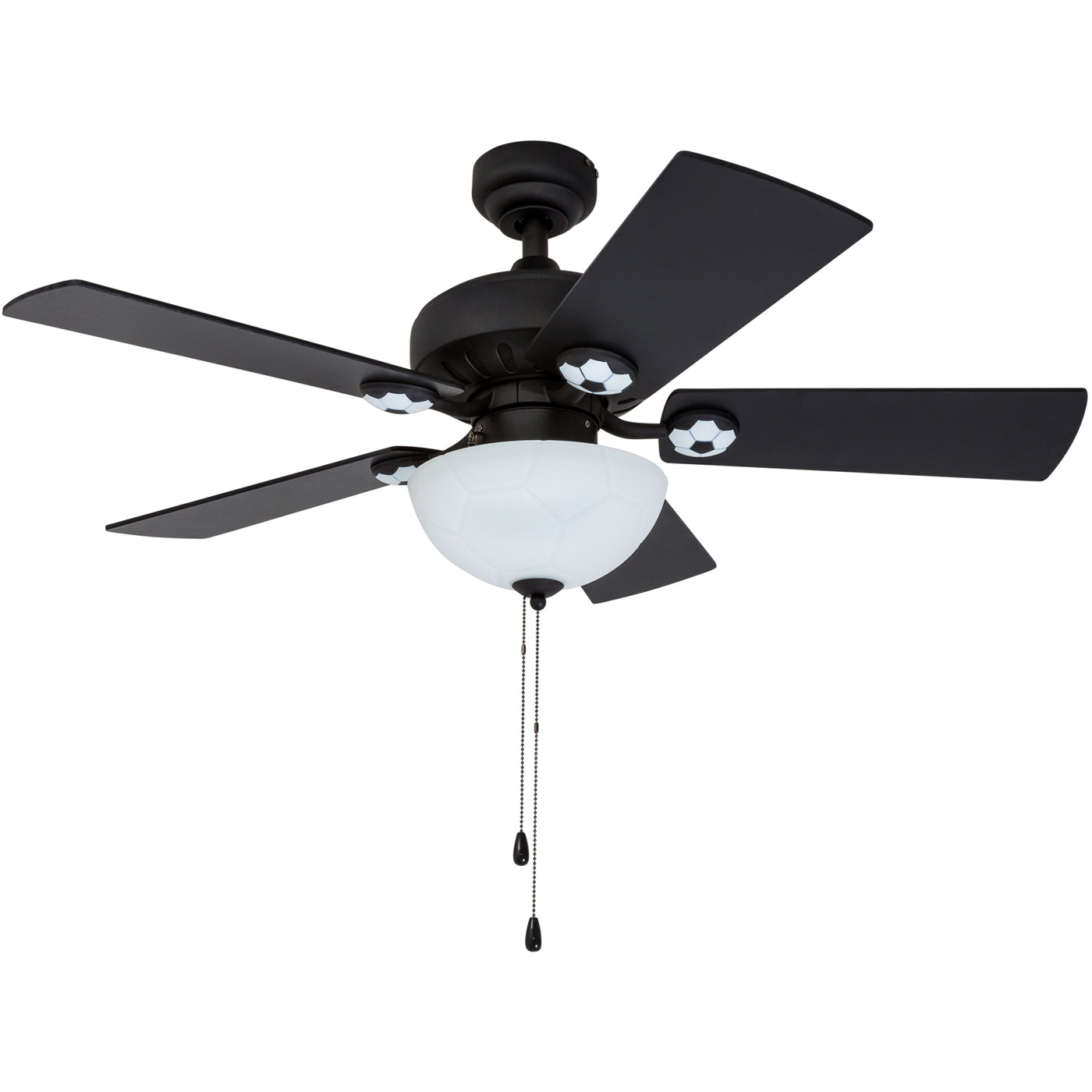 Prominence Home Soccer Fan Sports 42" 5 Blade LED Indoor Ceiling Fan