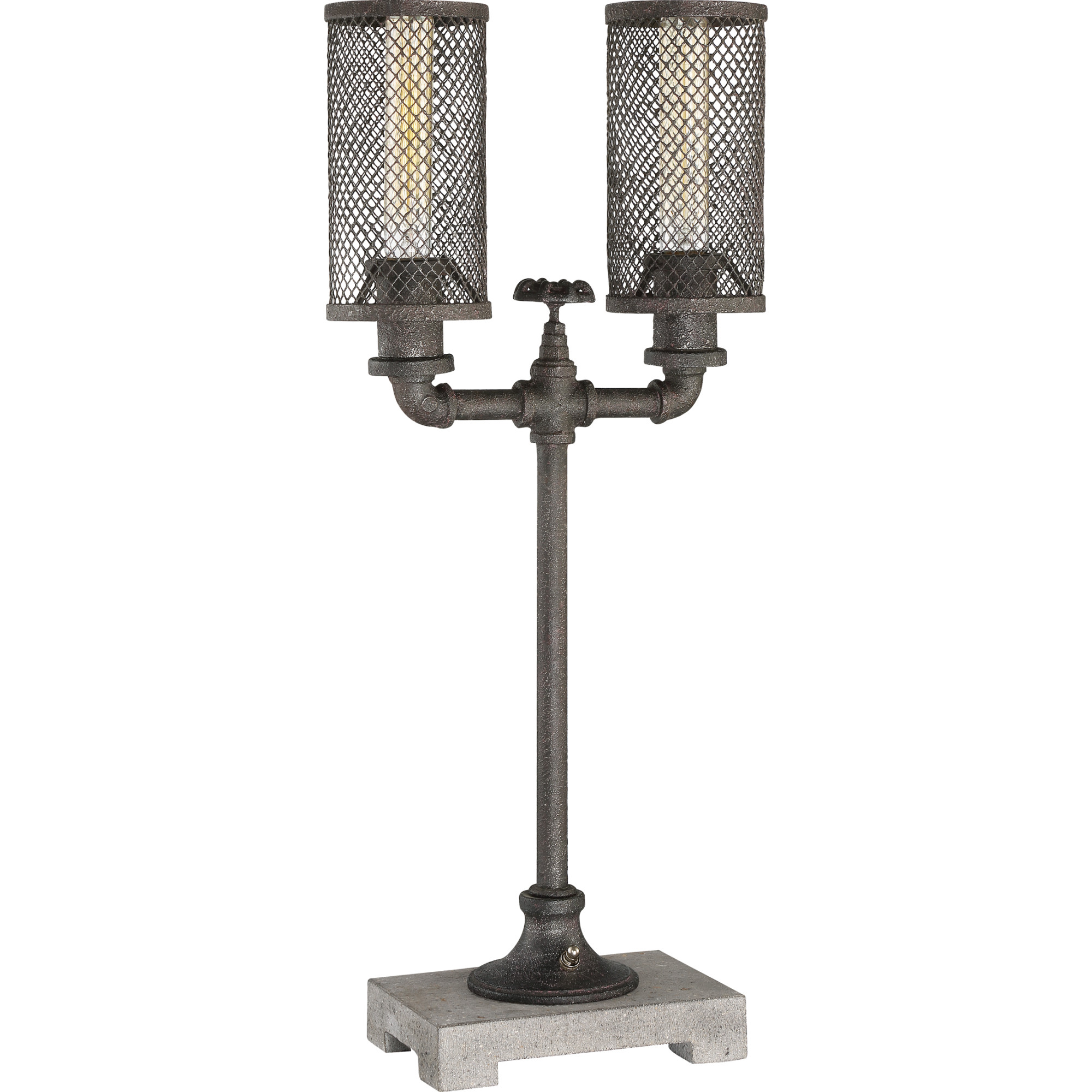 Quoizel Q3322T Portable Lamp 2 Light 251/2" Tall Novelty Table Lamp