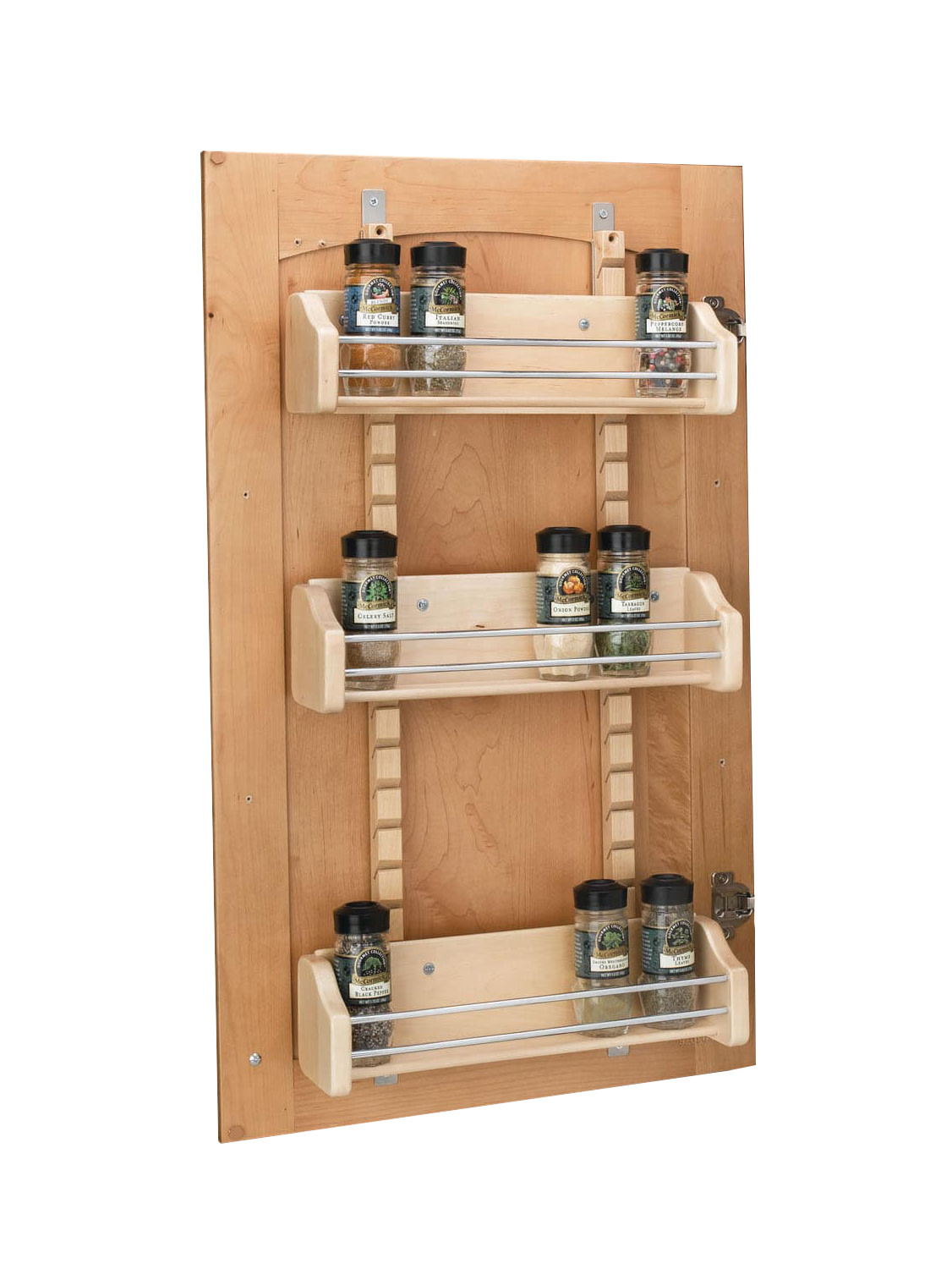 RevAShelf 4ASR18 4ASR Series Adjustable Door Mount Spice Rack