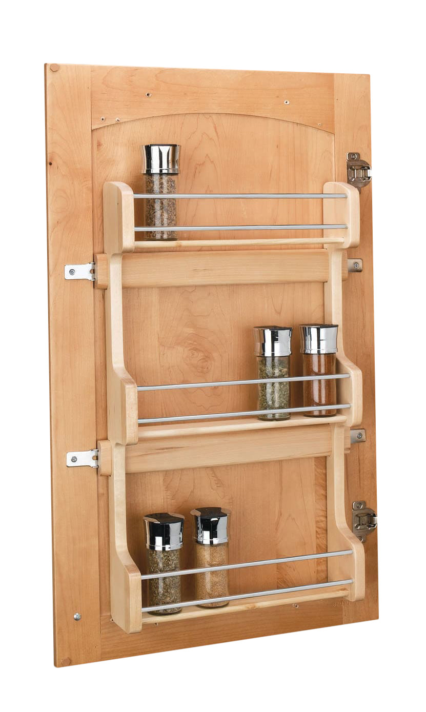 RevAShelf 4SR18 4SR Series Door Mount Spice Rack for 18" Wall