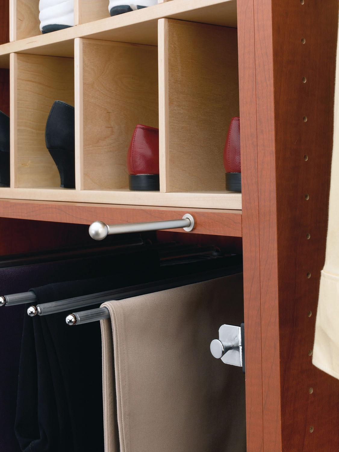 Rev A Shelf Cvri 7 Sn Series Insert Valet Closet Rod Satin Rev A Shelf Cvri 7 Series Insert Valet Closet Rod