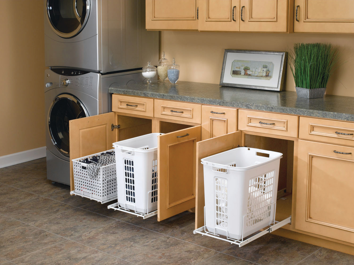 RevAShelf HURV1512 S HURV Series 18"D Pull Out Hamper / White eBay