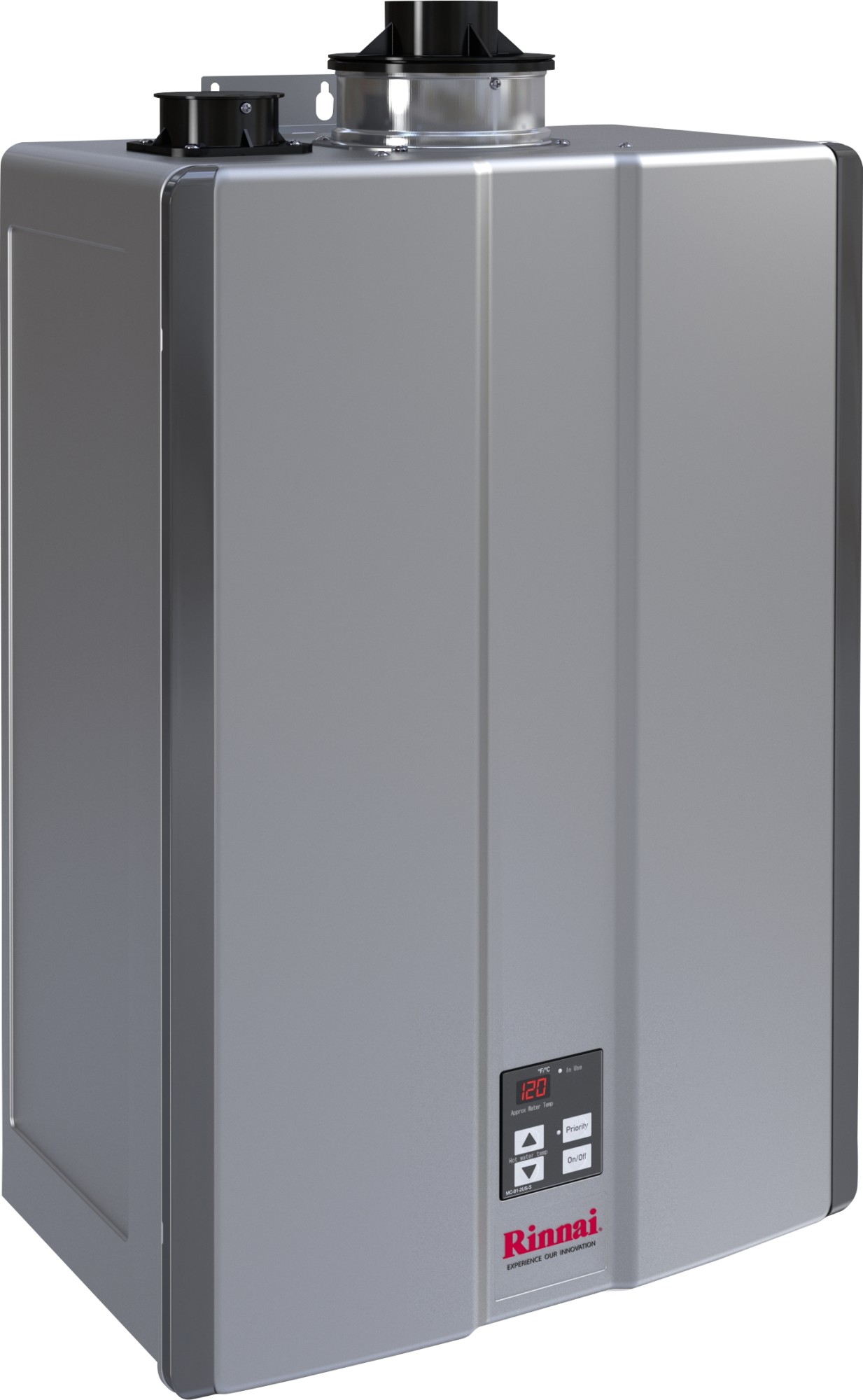 Rinnai RU160IN Sensei 9 GPM 160000 BTU 120 Volt Residential - Silver ...