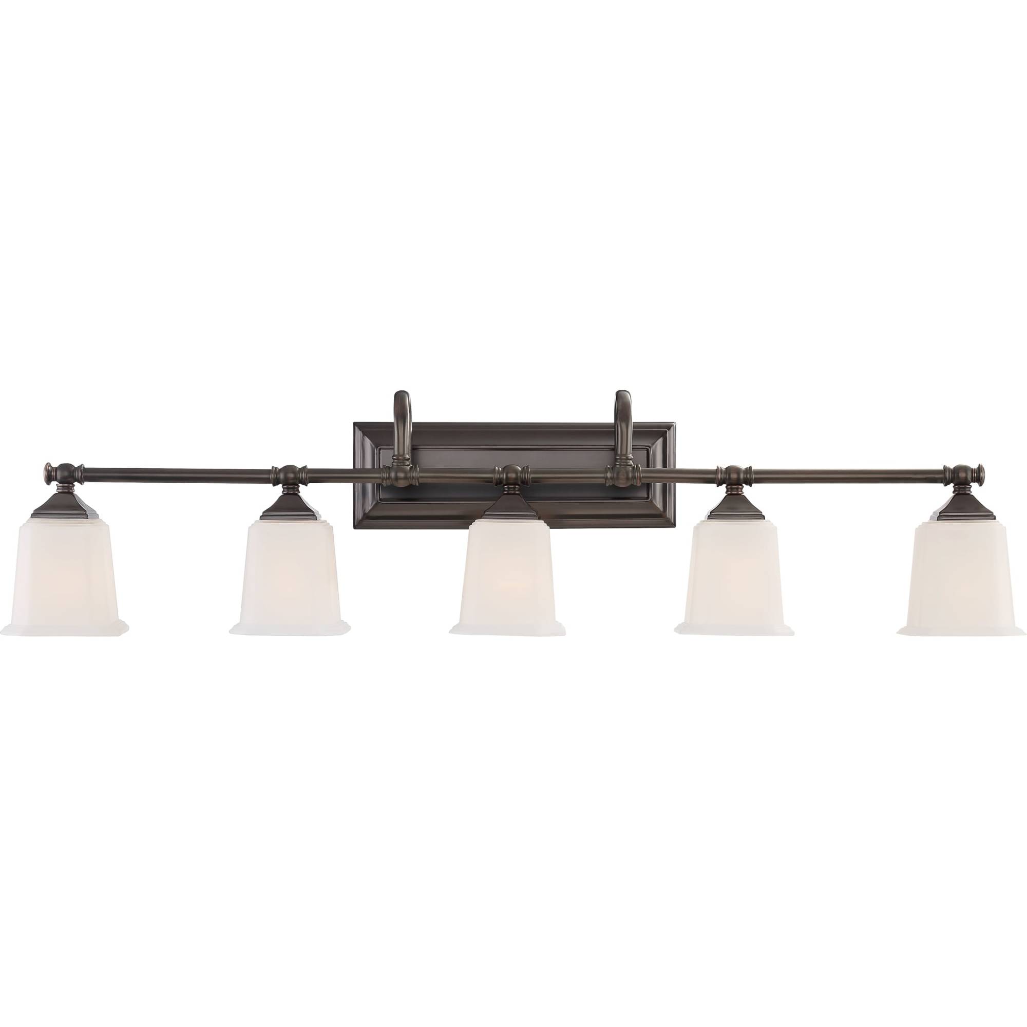 Roseto Qzbf8413 Barry 5 Light 42 W Bathroom Vanity Lights Bronze Light 42 W Bathroom Vanity Lights