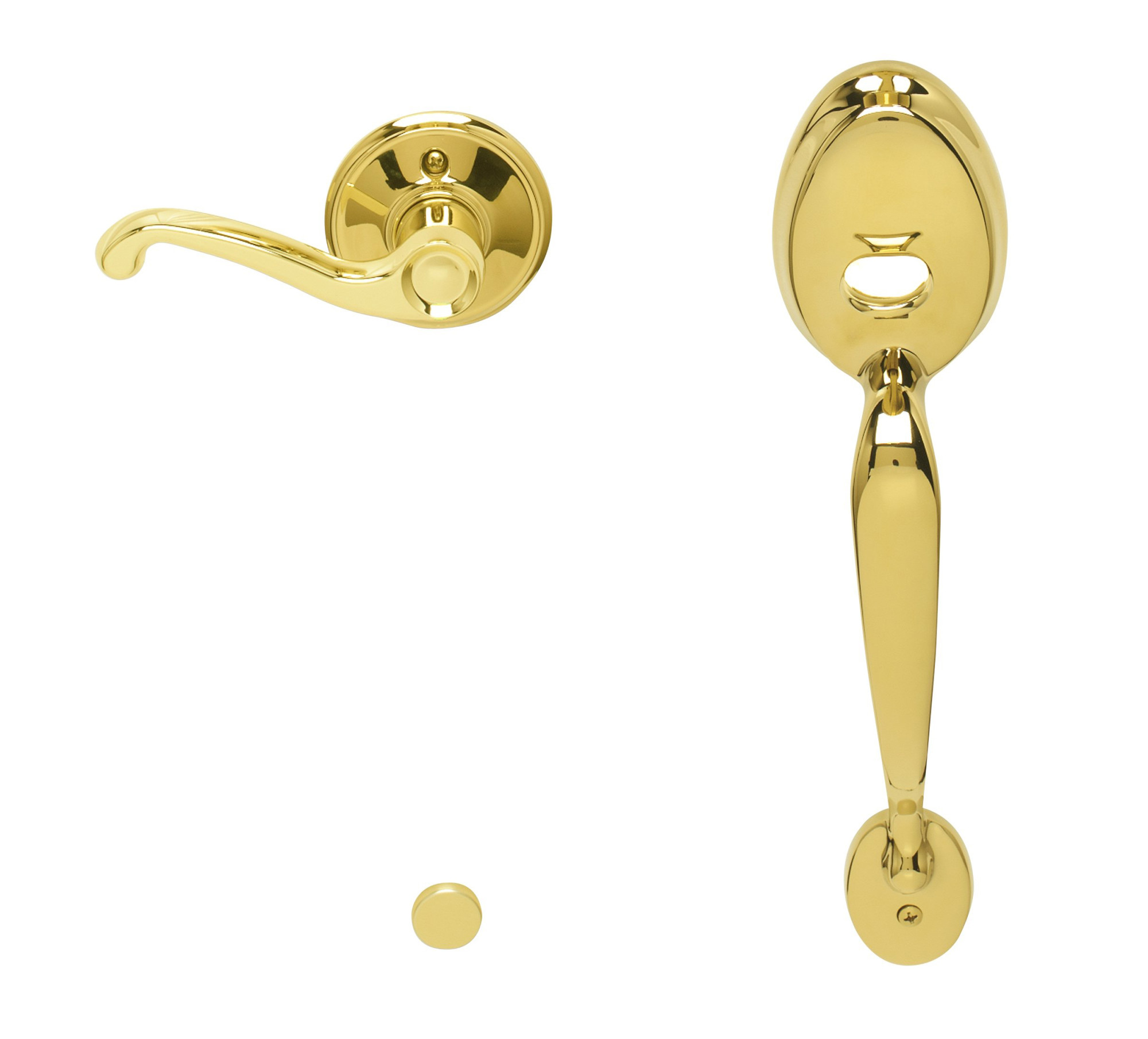 Schlage FE285PLYFLARH Plymouth Lower Handleset for Electronic