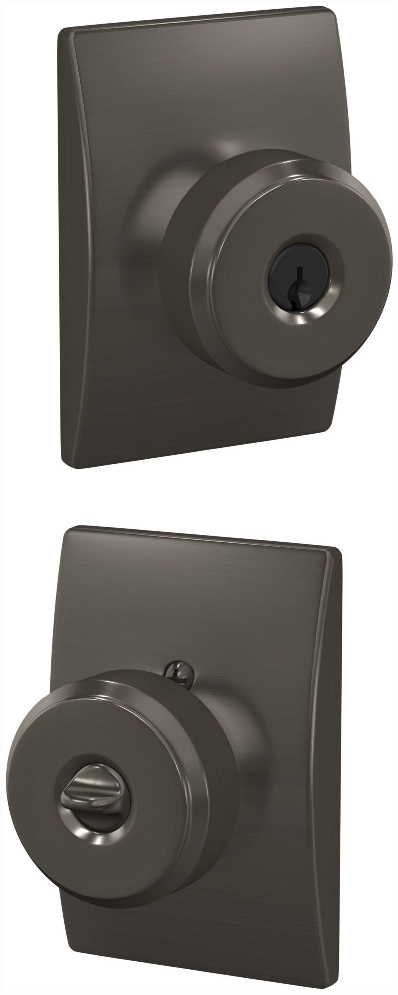 Schlage F51ABWECEN Custom Bowery Single Cylinder Keyed