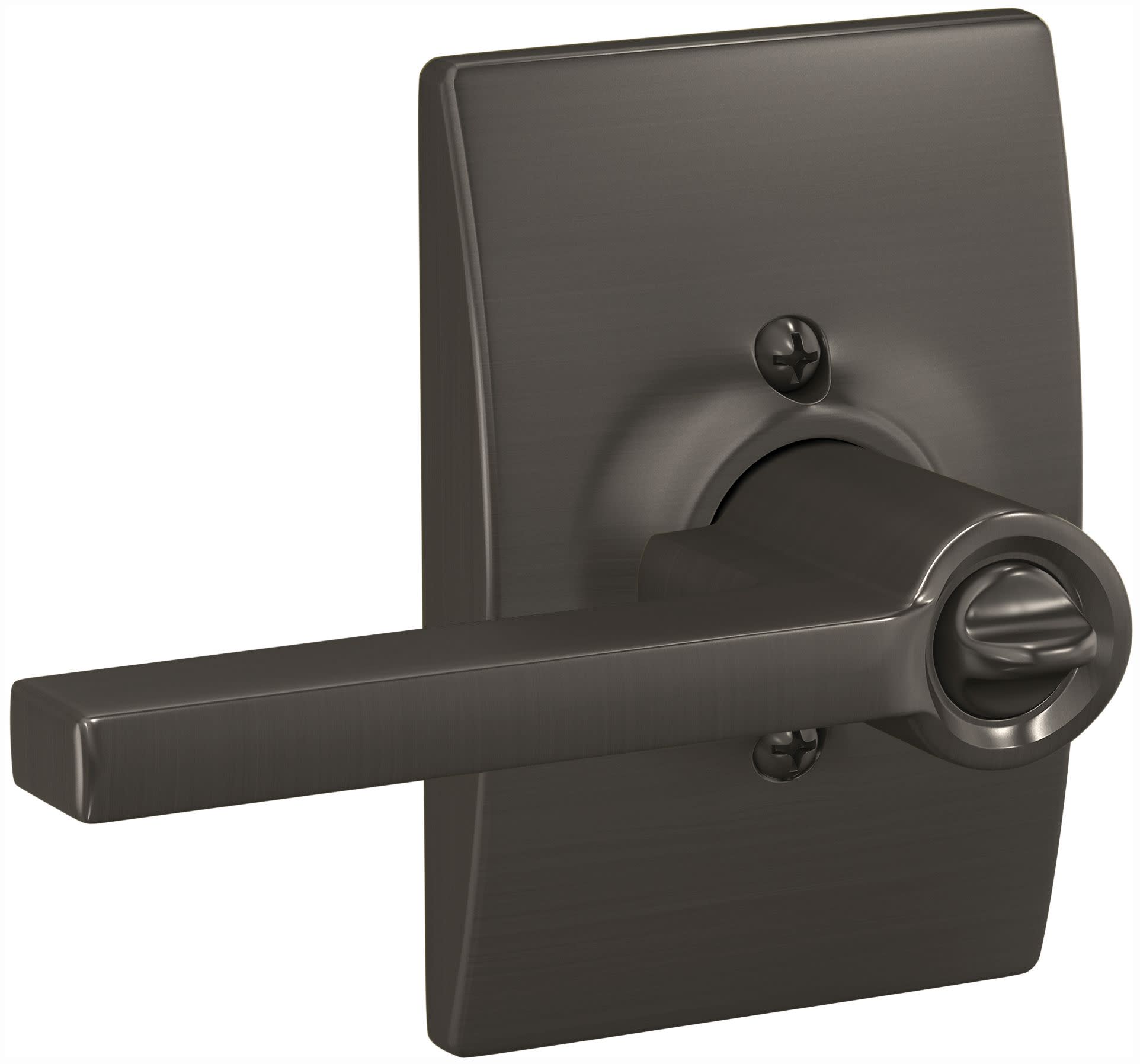 Schlage F51A-LAT-CEN Custom Latitude Single Cylinder Keyed Entry ...