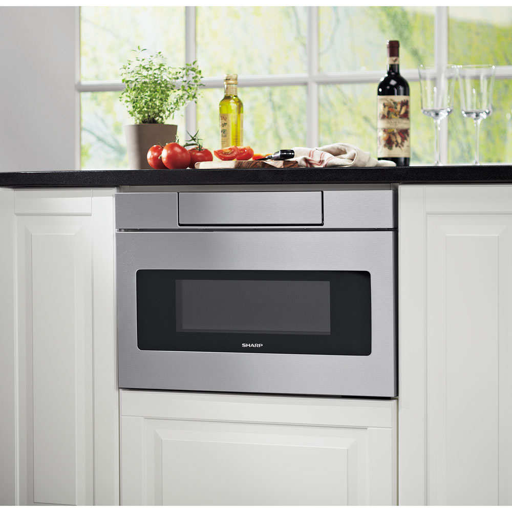 Sharp Smd2470a 24 W 1 2 Cu Ft Microwave Drawer Stainless Steel