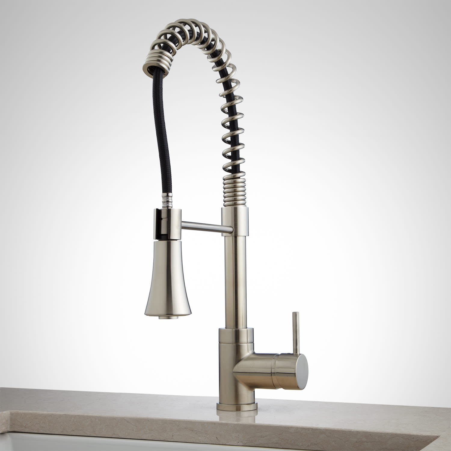 Signature Hardware 922833 Steyn Kitchen Faucet - Nickel | eBay