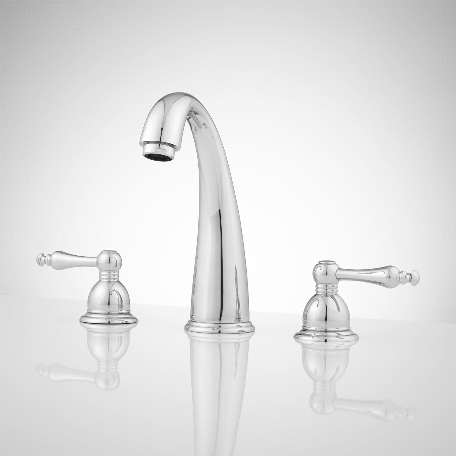 Signature Hardware 927262 Cailin Widespread Bathroom Faucet - Chrome | eBay