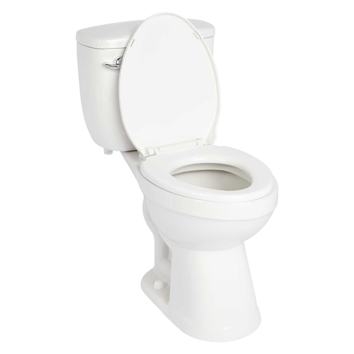 stalnaker siphonic two piece round toilet 19 seat height