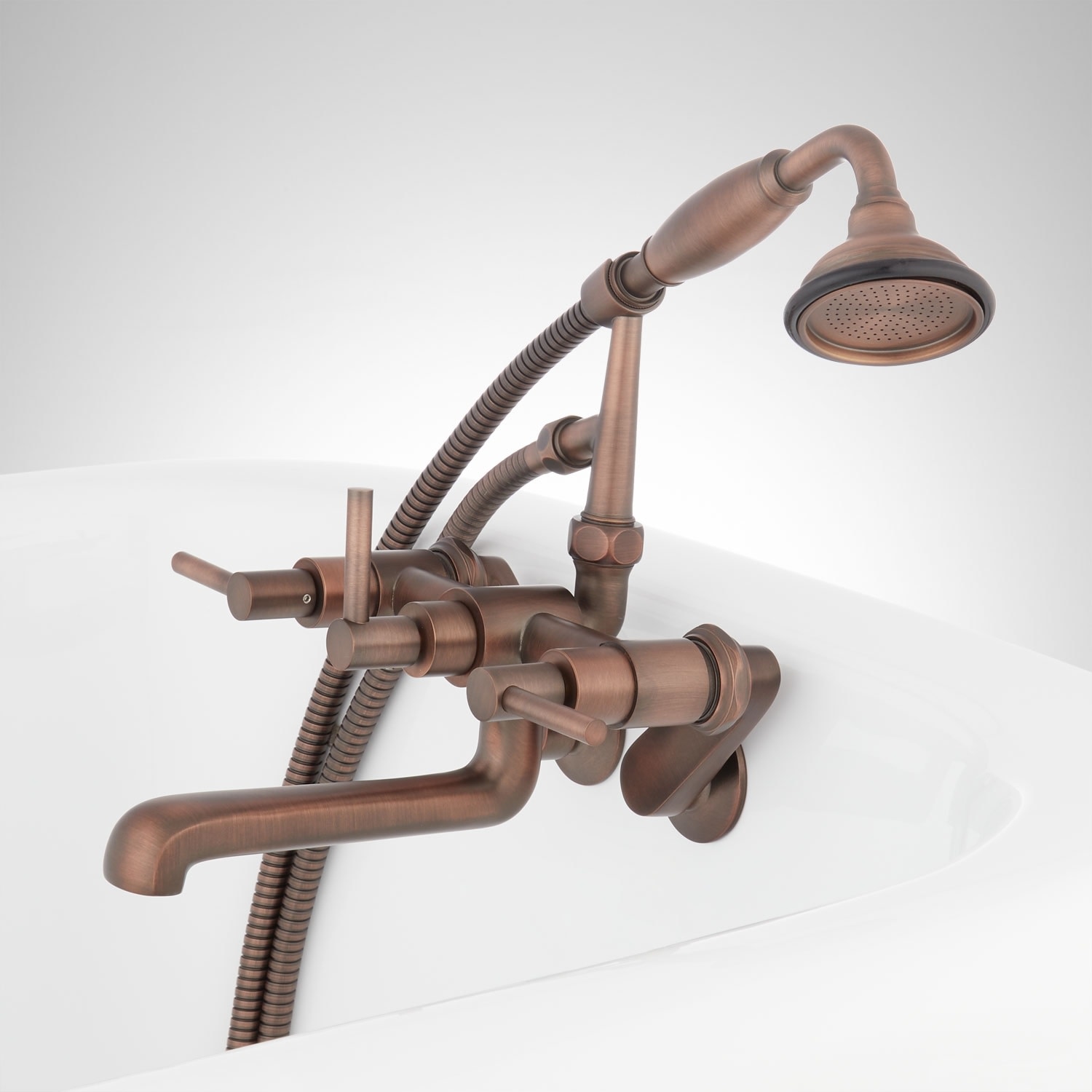 Signature Hardware 925478 Wall Mounted Clawfoot Tub Filler Faucet