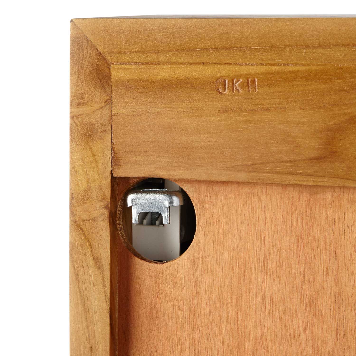 Signature Hardware Wulan Teak Medicine Light Gray for sale