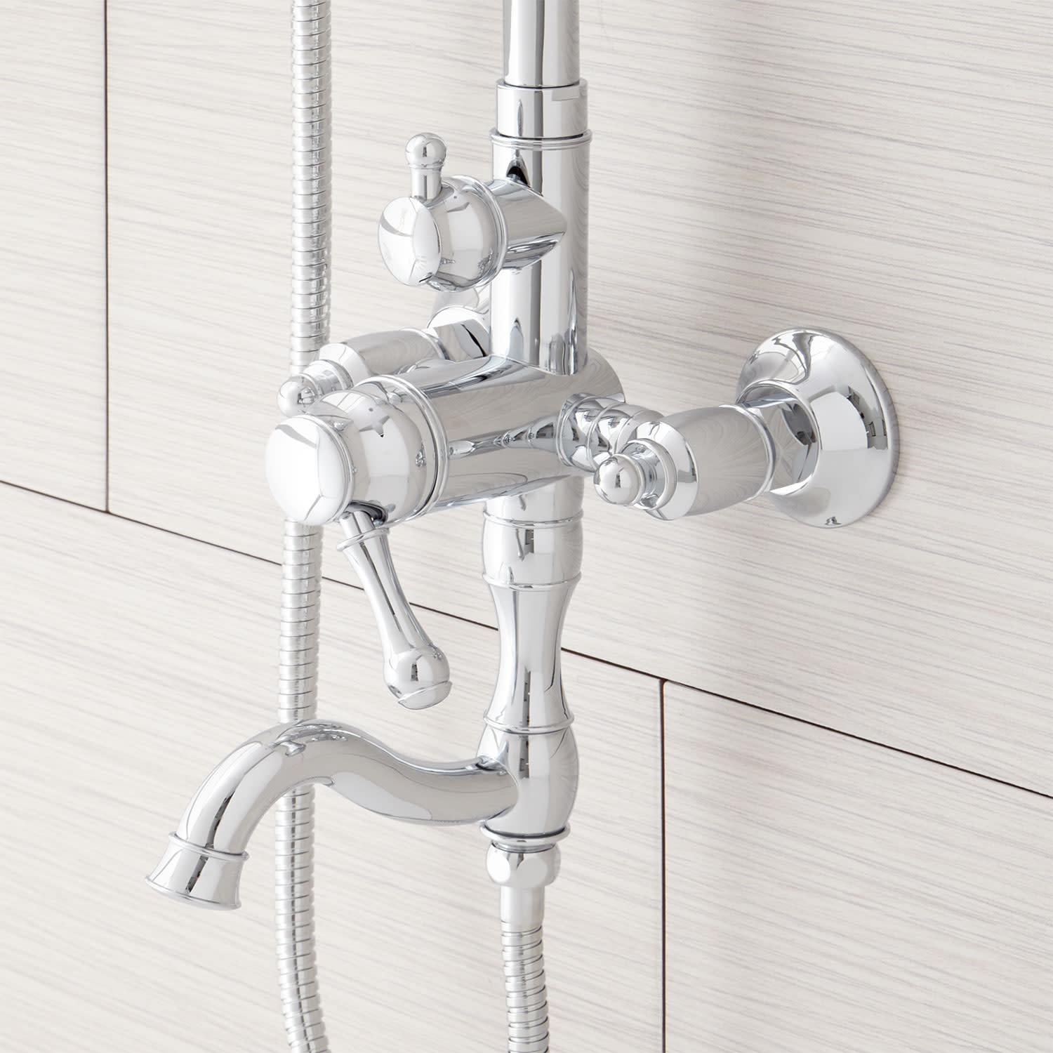 Signature Hardware 939624 Dolwick Exposed Shower System for sale online