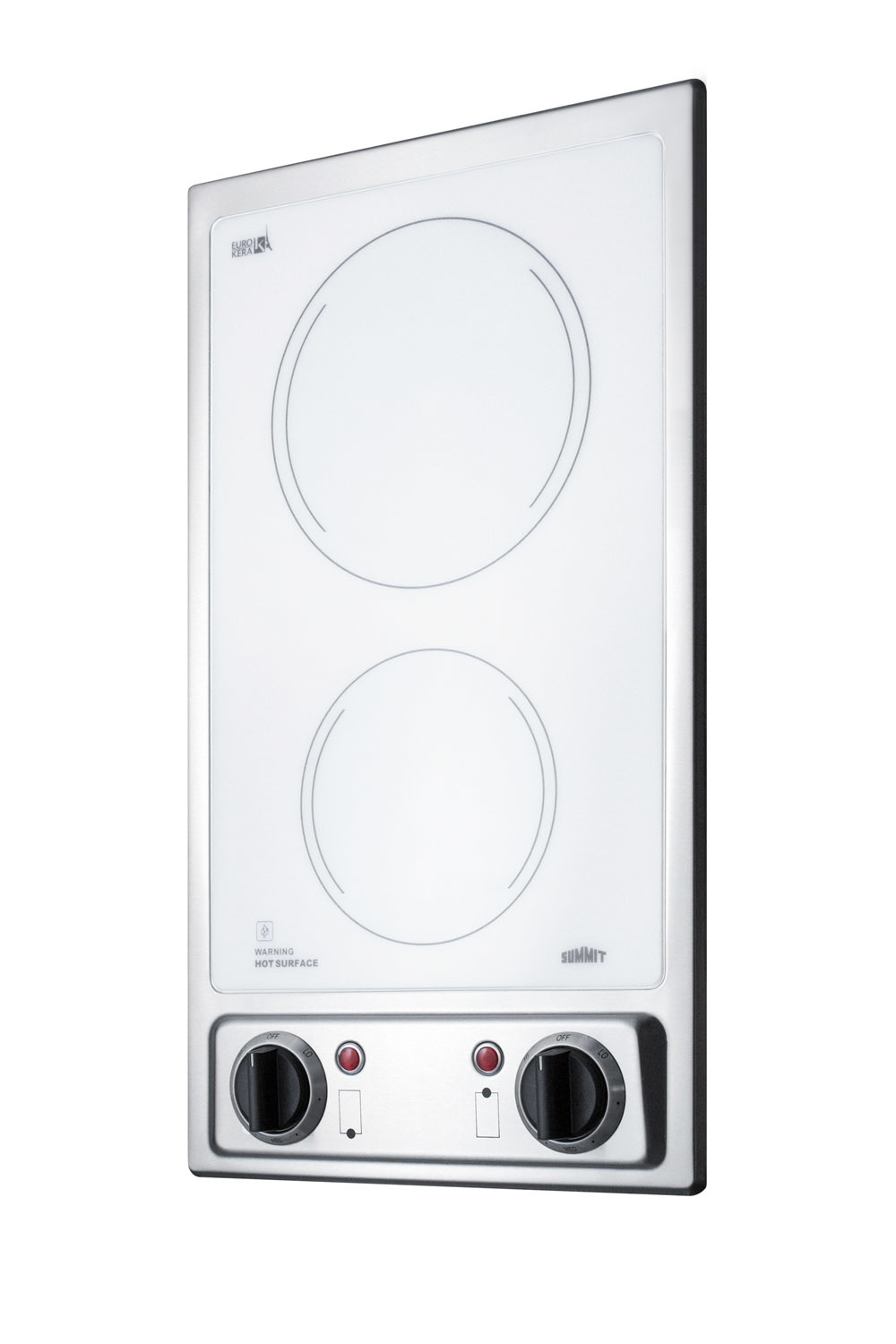 Summit CR2B120 Black/Stainless Steel 12"W 2 Burner Electric Cooktop eBay