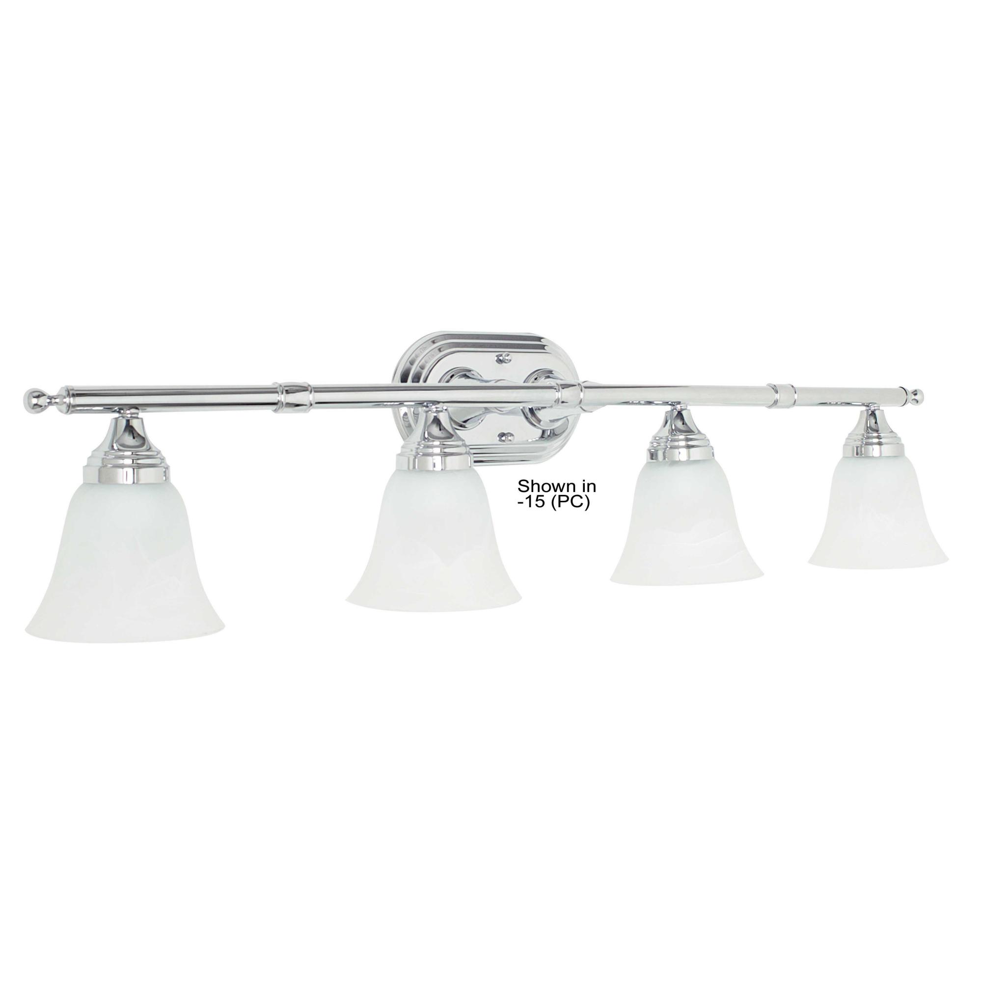 Sunset Lighting F3654 Nickel 4-Light 400 Watt Bathroom Vanity Light | eBay