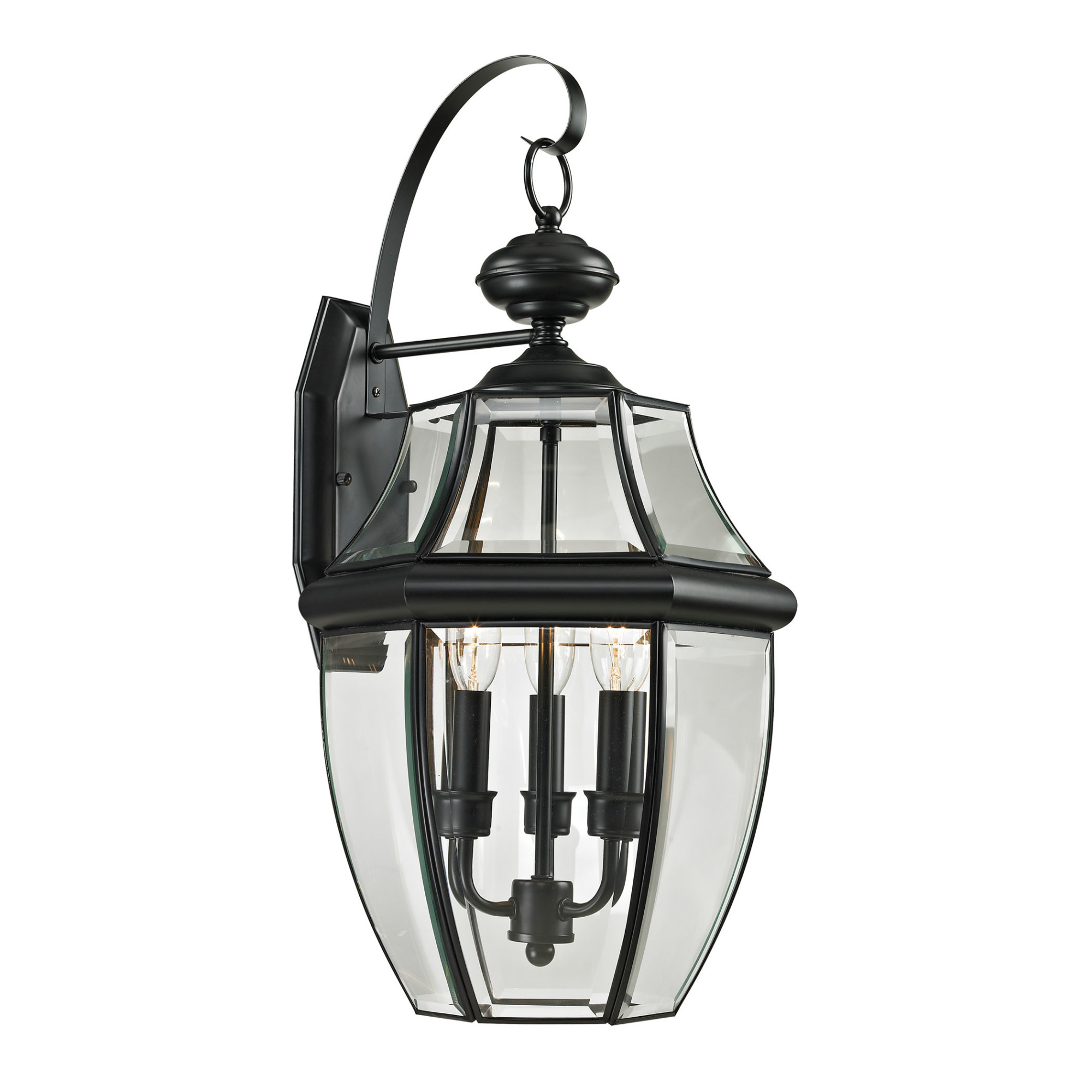 Thomas Lighting 8603EW Ashford 3 Light 23" Tall Outdoor Wall - Black | eBay