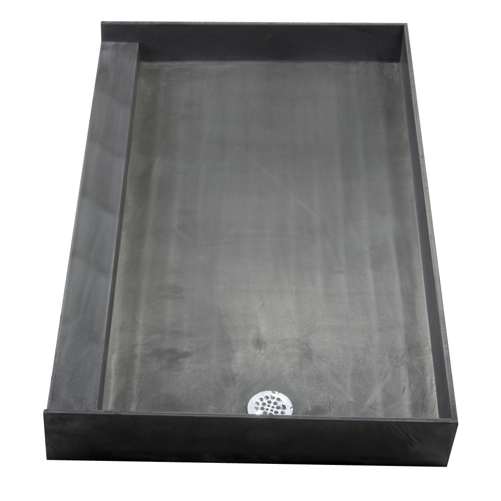 Tile Redi 3060R 30" x 60" Three Wall Alcove Shower Pan Black eBay