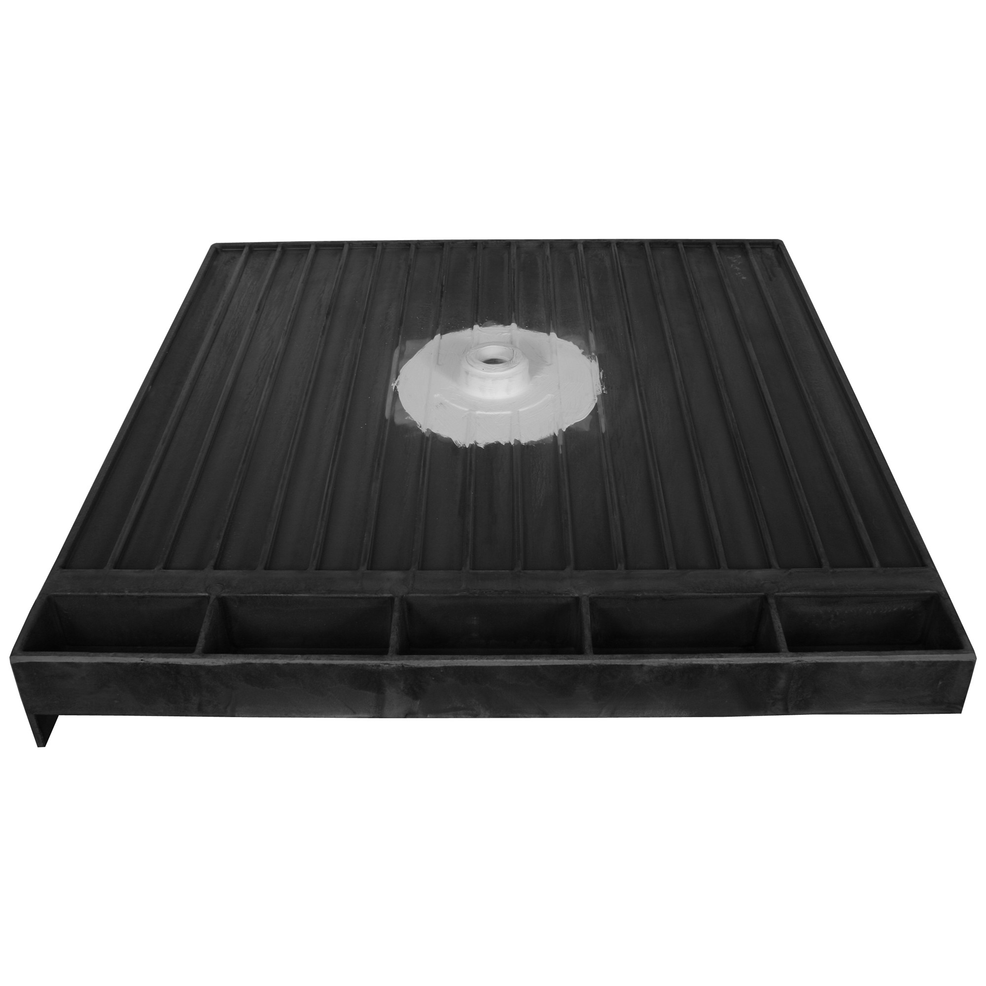 Tile Redi 3636CDL 36" x 36" Corner Shower Pan Black eBay