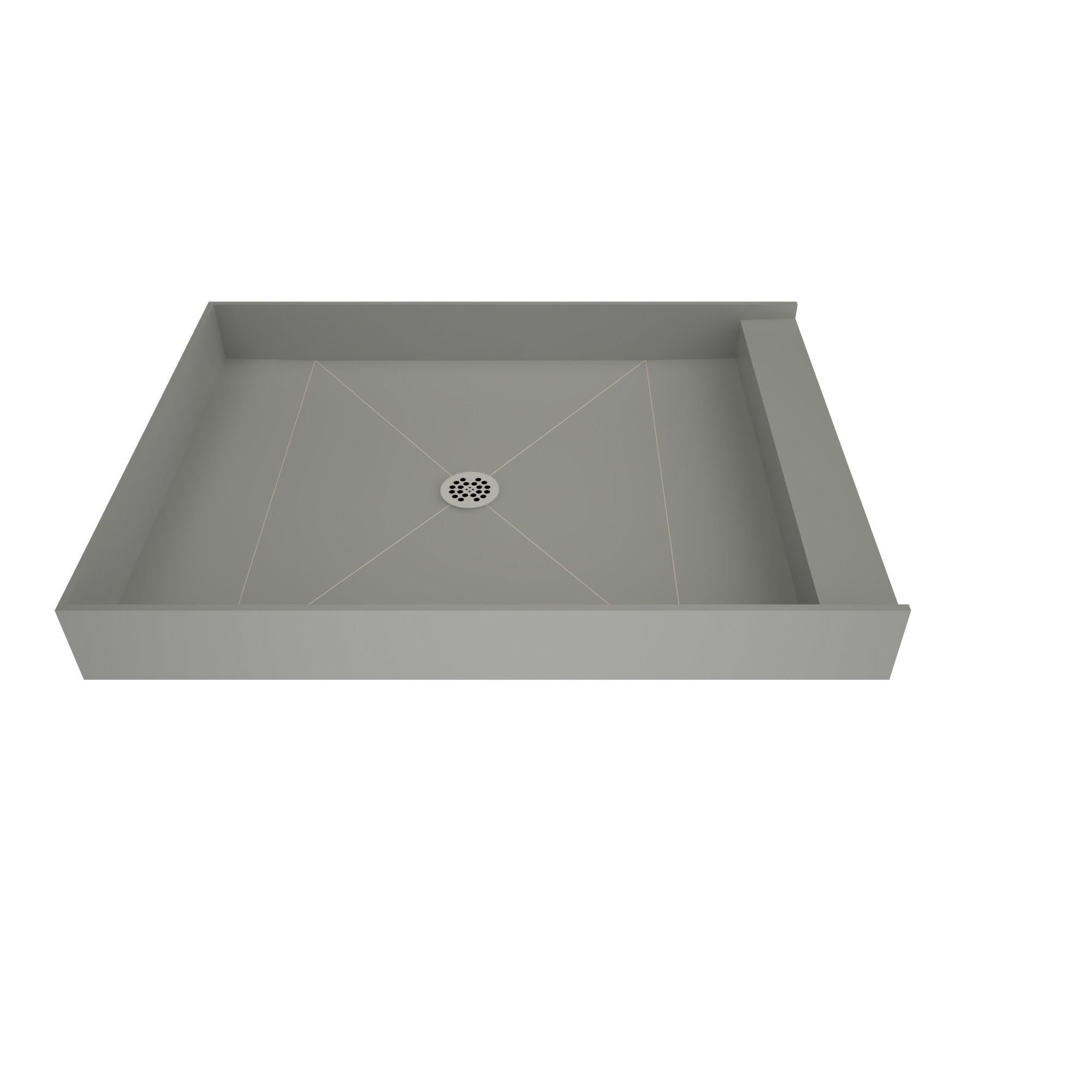 Tile Redi P4236C Redi Base 42" x 36" Rectangular Shower Base Chrome