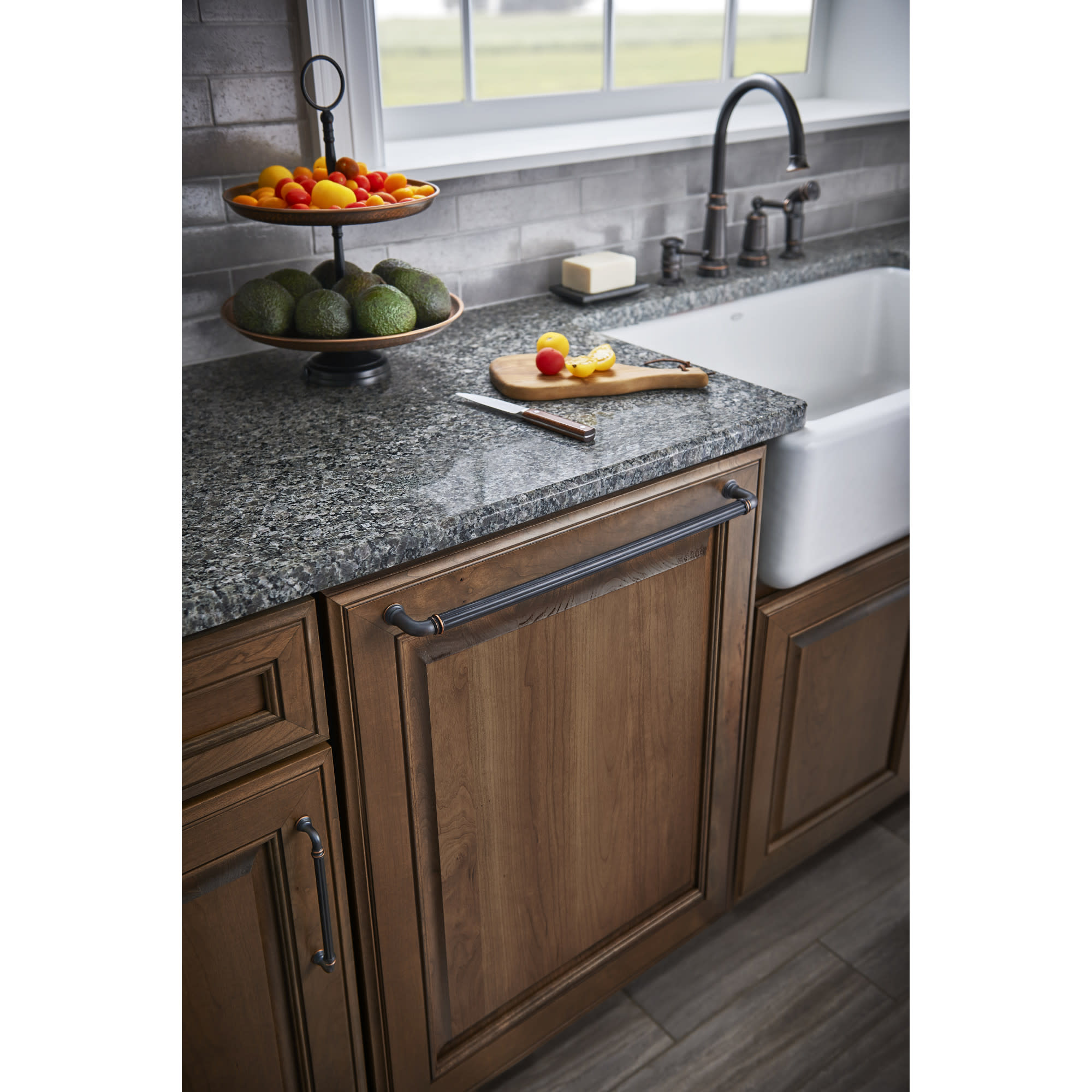 Top Knobs TK327 Reeded 12" Center to Center Handle Appliance Pull