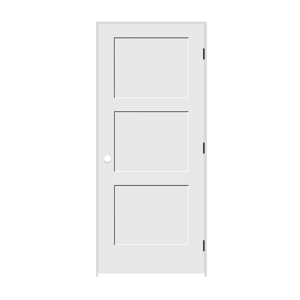 Trimlite 2670138 8433lh1d6916 30 By 84 Shaker 3 Panel Left