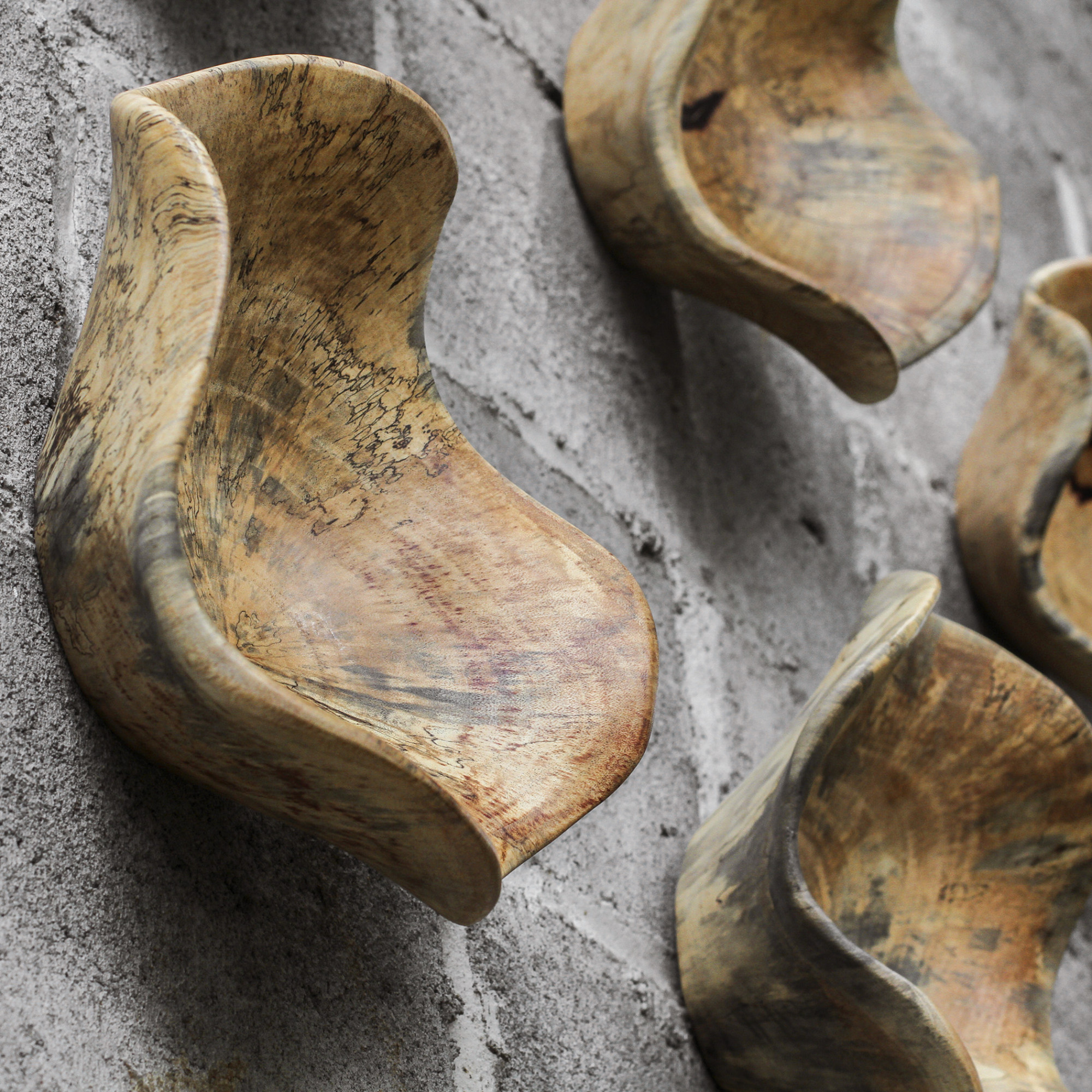 Uttermost 04107 Salted Tamarind Tamarine Three Piece Wall Sculpture Set