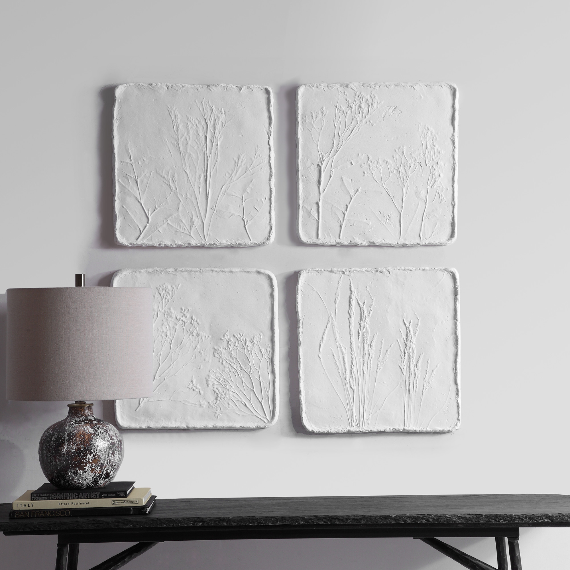 large plaster wall art