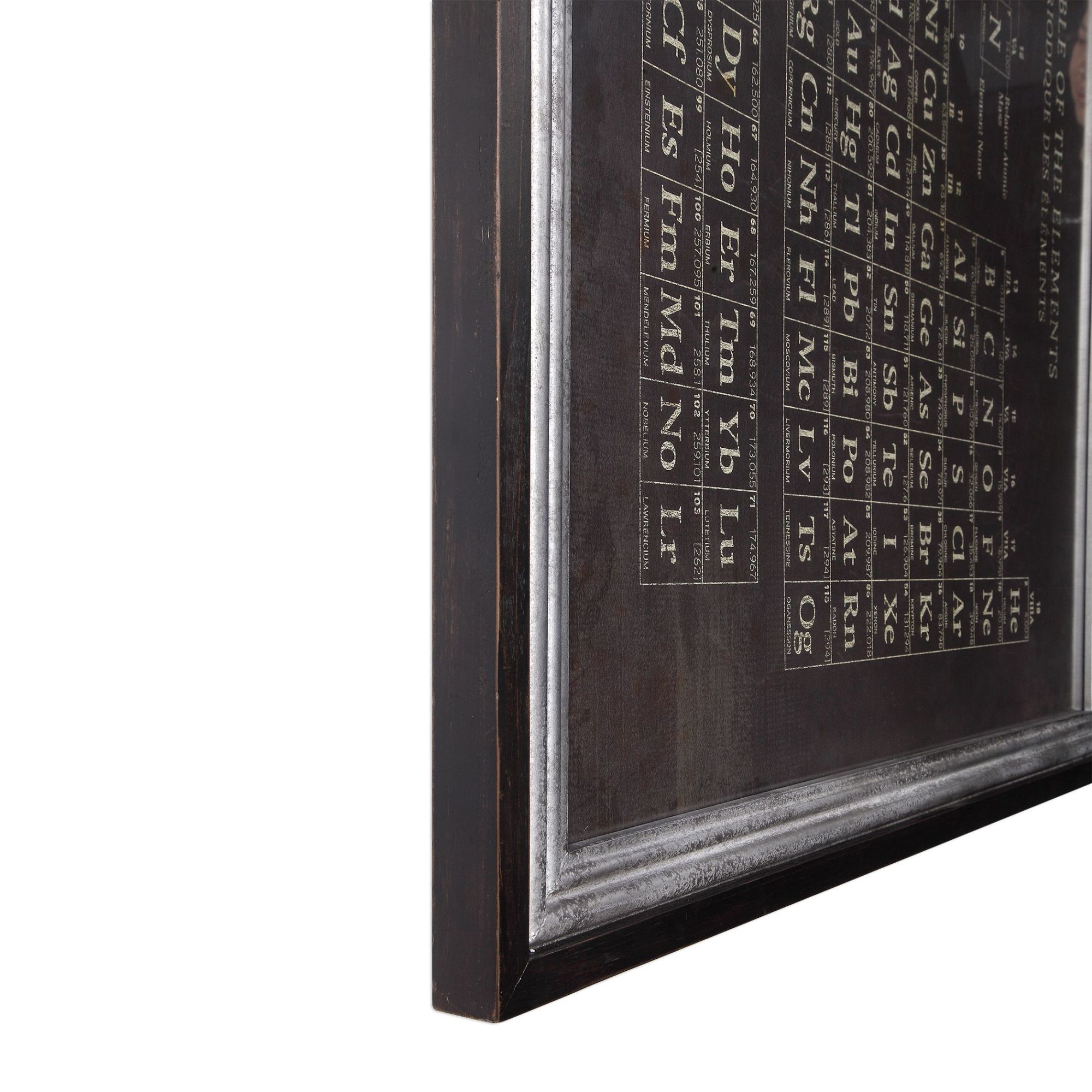 uttermost 51112 black periodic table 52 34w large framed