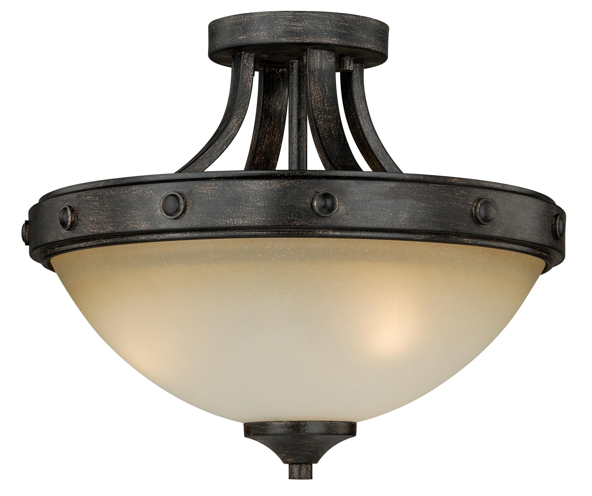 Vaxcel Lighting C0077 Halifax 2 Light SemiFlush Indoor Ceiling