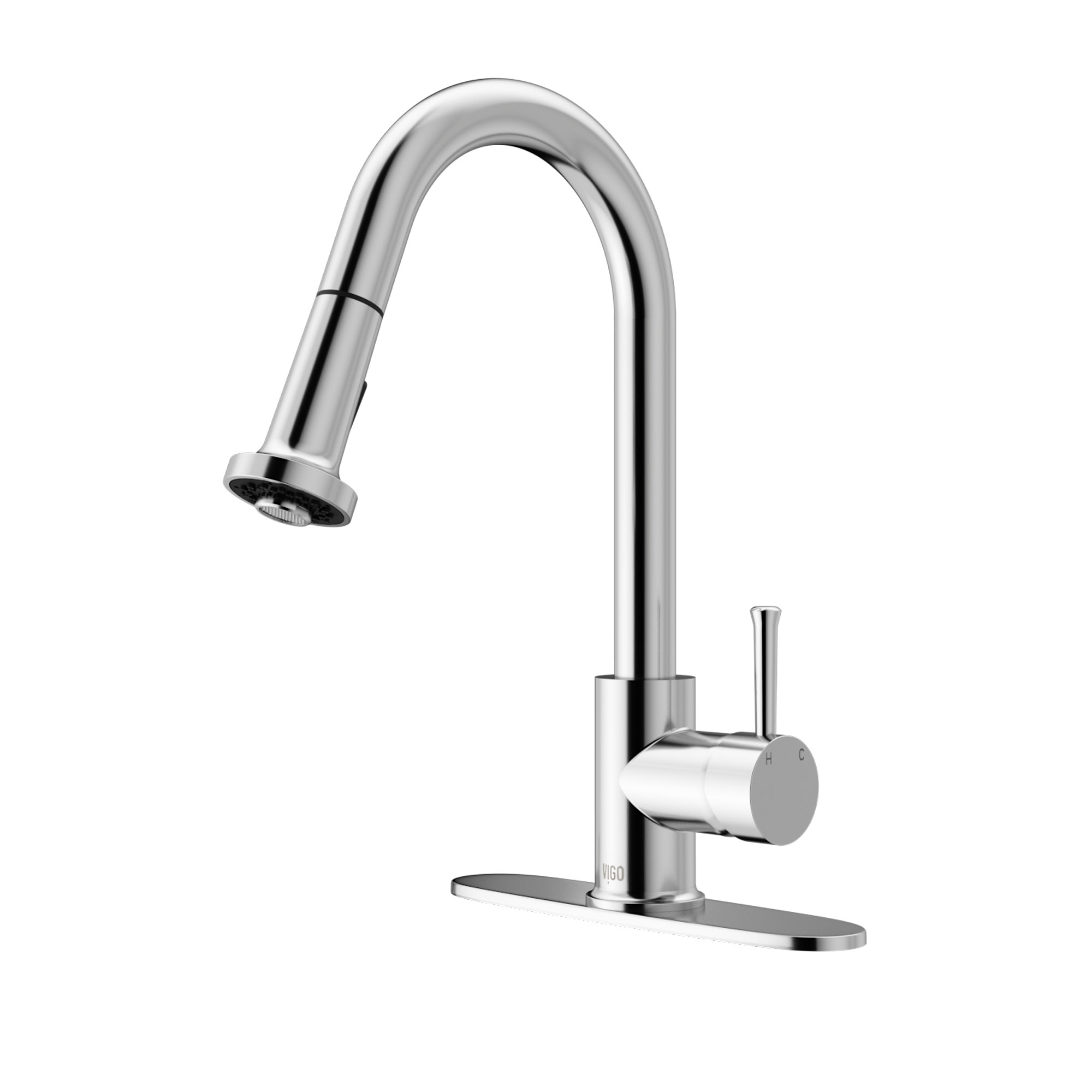 Vigo Vg02002chk1 Harrison Pull Out Spray Kitchen Faucet Includes Details About Vigo Vg02002chk1 Harrison Pull Out Spray Kitchen Faucet Includes Escutcheon